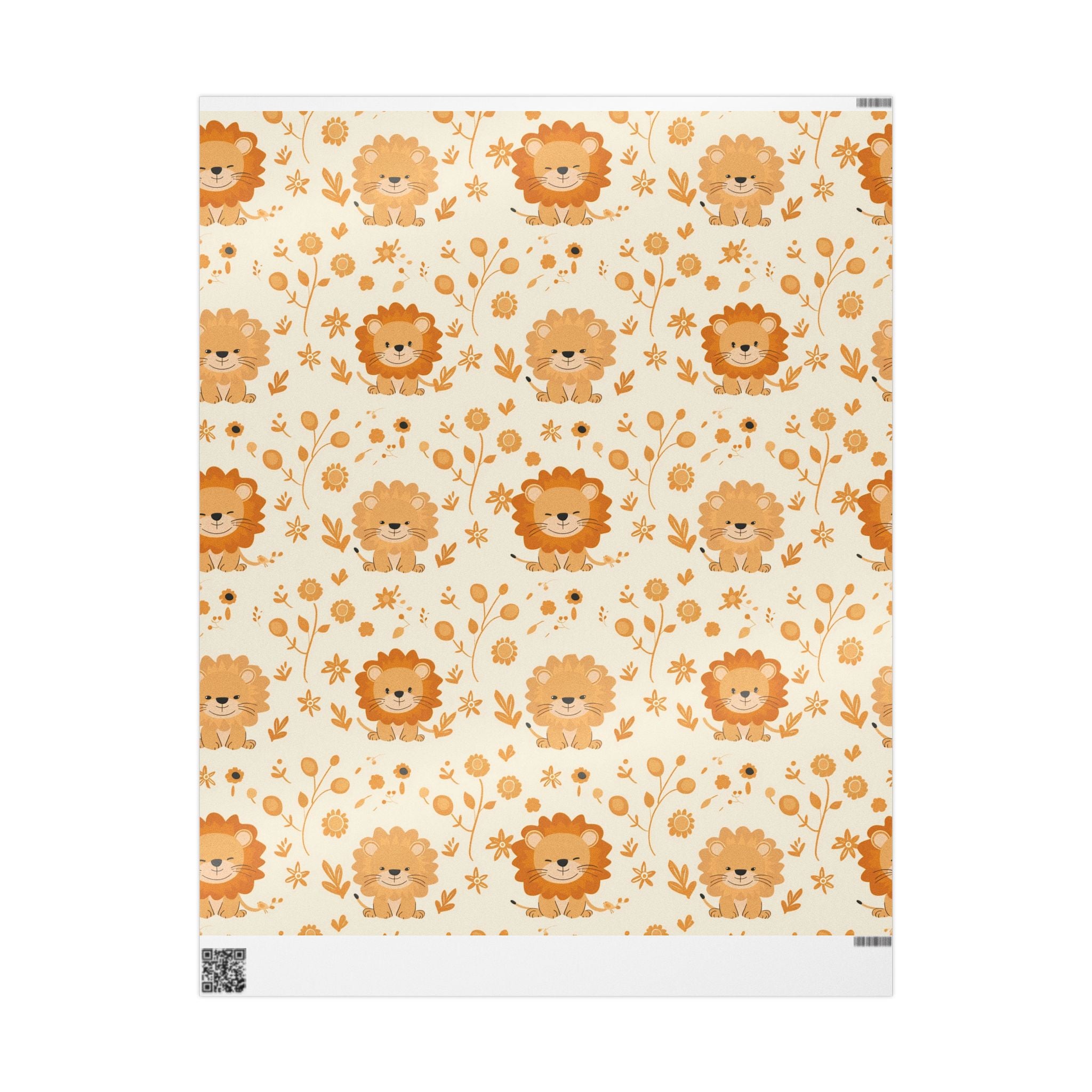 cut-lion-jungle-party-gift-wrap-paper-for-birthdays-and-holidays-30x72-inch-fun-wrapping-sheets-baby-gift-wrap-celebratory