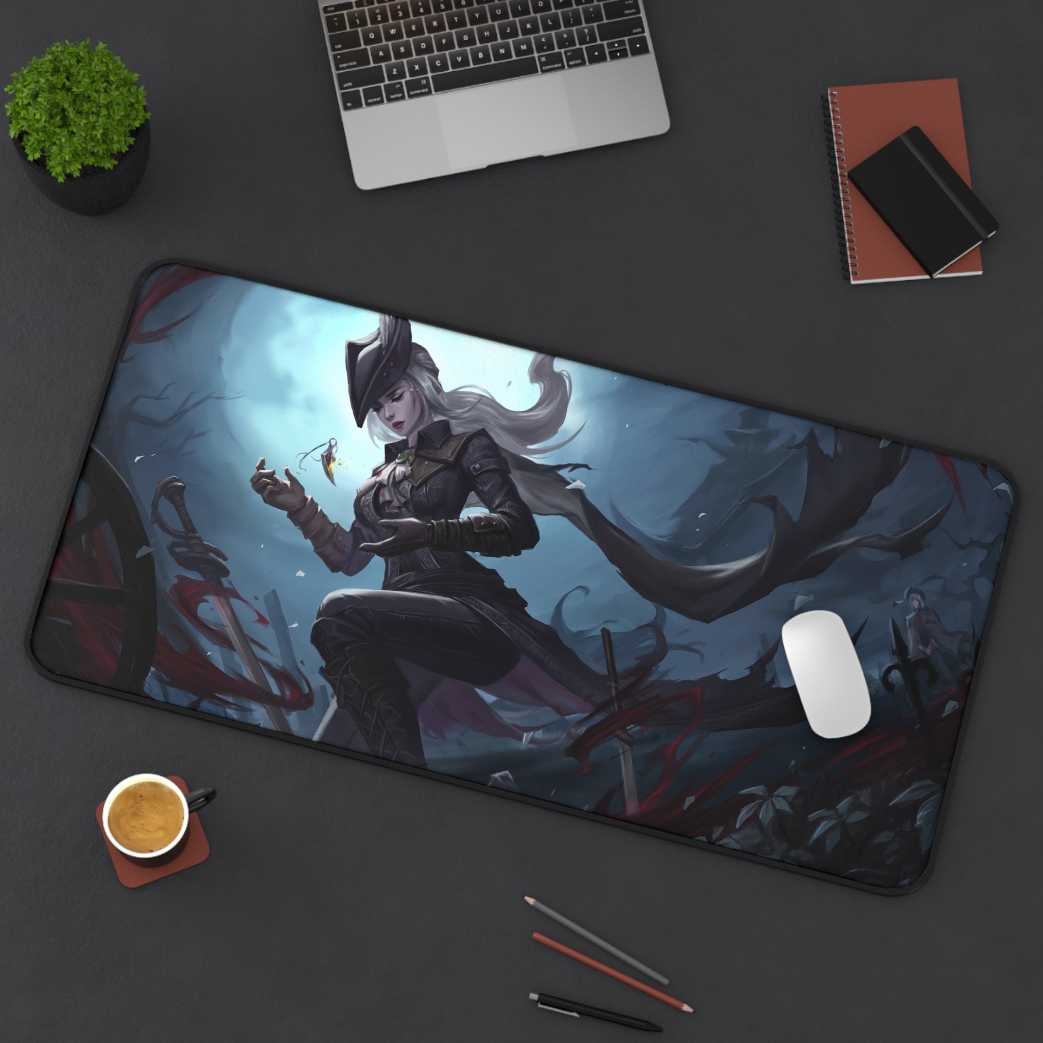 bloodborne-mouse-pad-lady-maria-desk-pad-large-gaming-desk-mat-fantasy-desk-accessory-gamer-gift-got