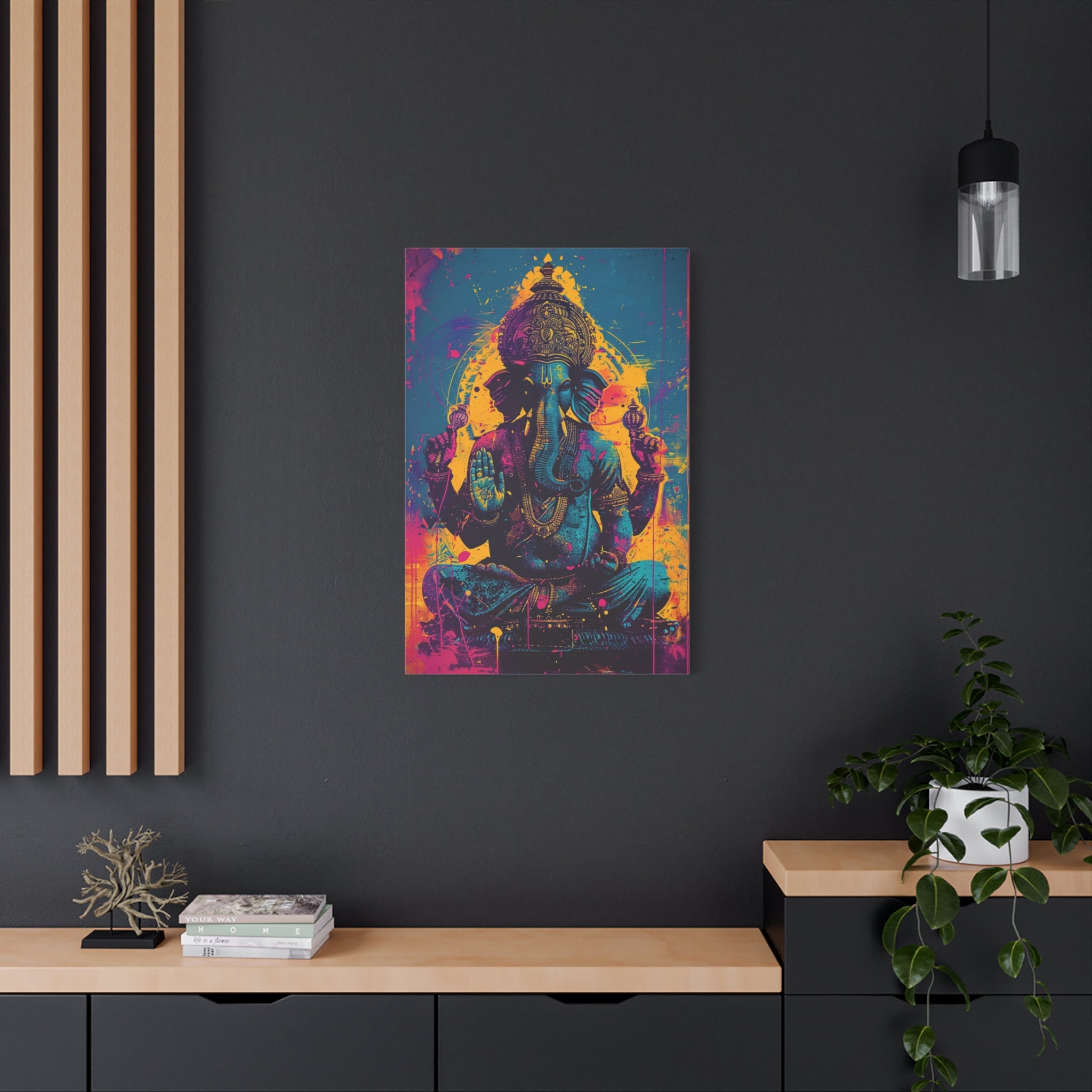 colorful-ganesha-canvas-print-wall-art-decor-spiritual-home-decor-indian-elephant-deity-art-hindu-god-painting-ethnic-wall-ha
