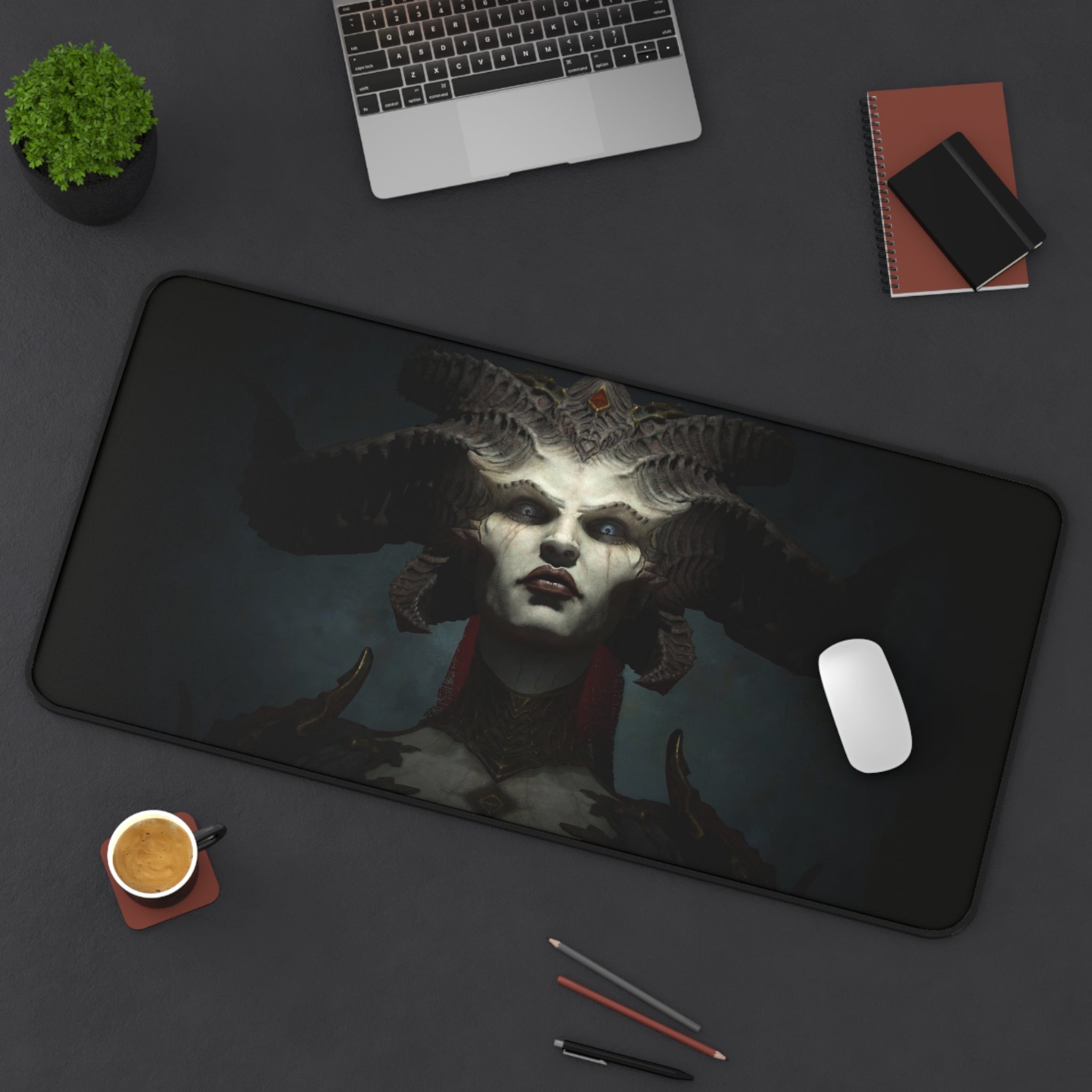 diablo-4-lilith-art-gaming-mouse-pad-xl-desk-mat-extended-desk-pad-diablo-iv-large-computer-mat-game
