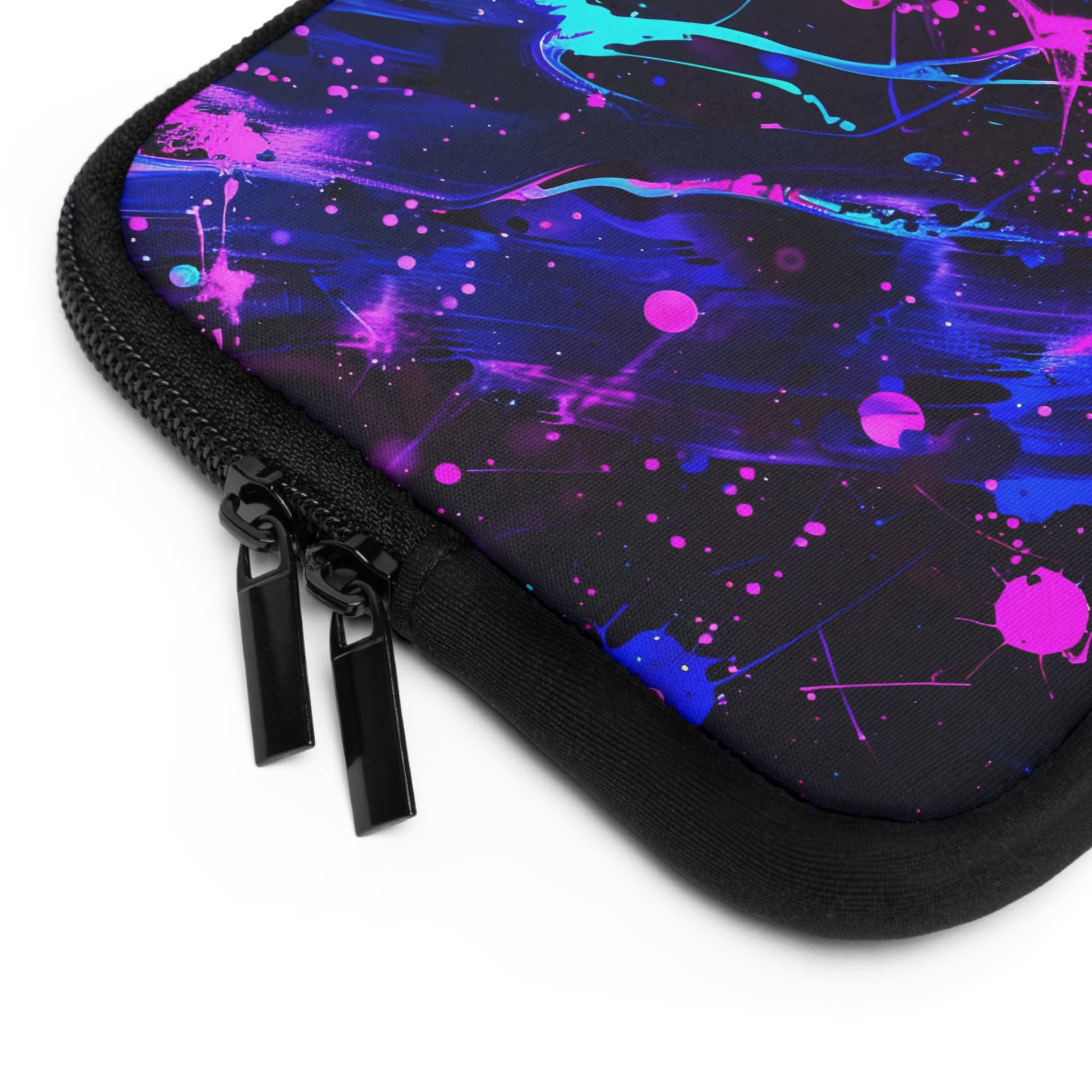 neon-abstract-paint-splatter-laptop-sleeve-navy-macbook-air-sleeve-unique-tech-accessories-colorful-laptop-case-computer-cove