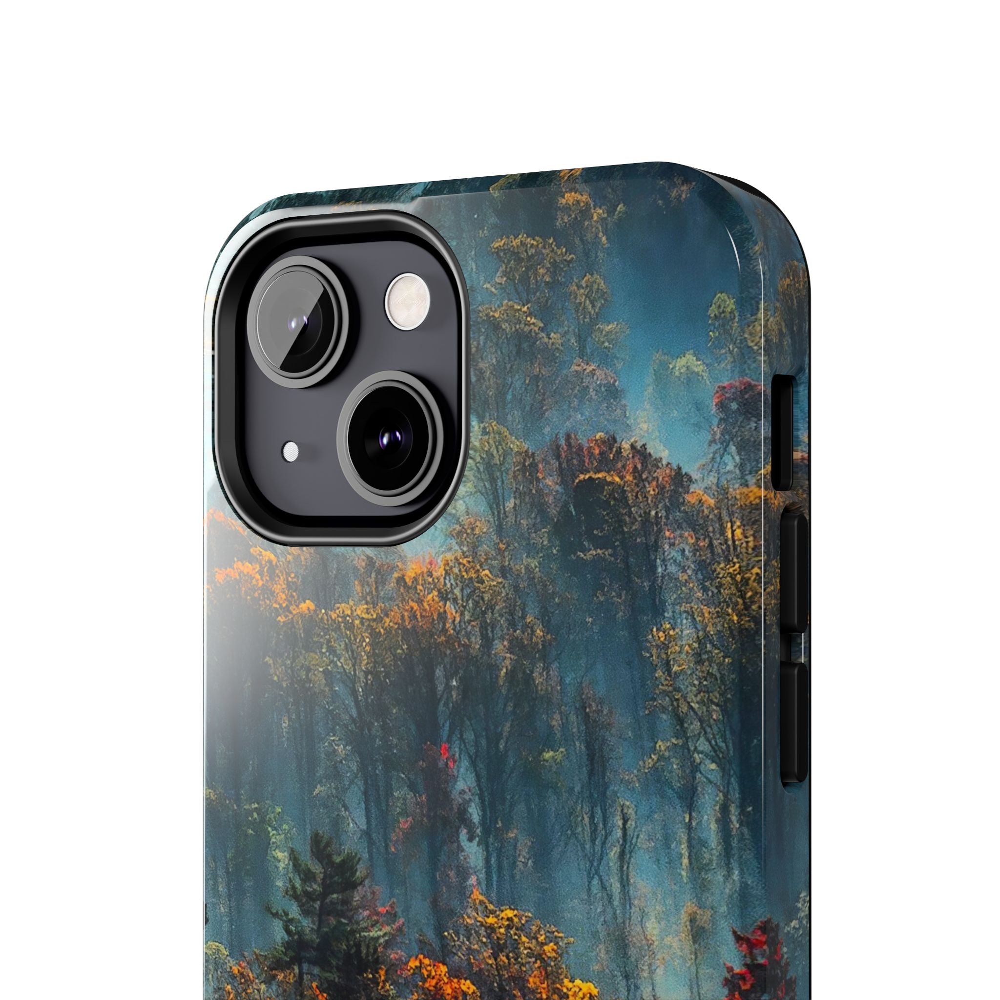 iphone-tough-case-misty-forrest-foggy-fall-iphone-covers-protective-smartphone-cover-nature-lover-gift-adventure-accessory