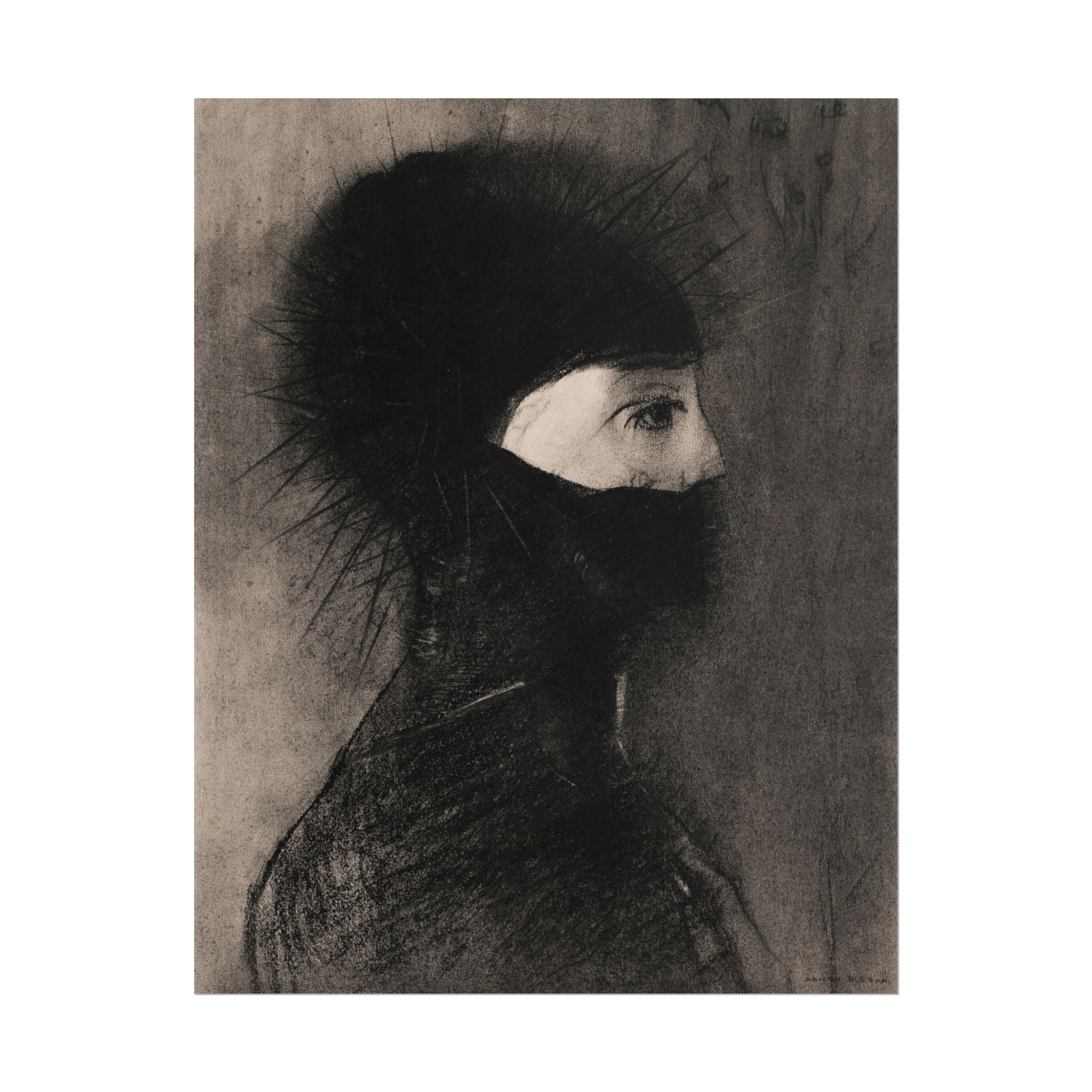armor-by-odilon-redon-poster-print-vintage-woman-illustration-post-impressionism-art-wall-decor