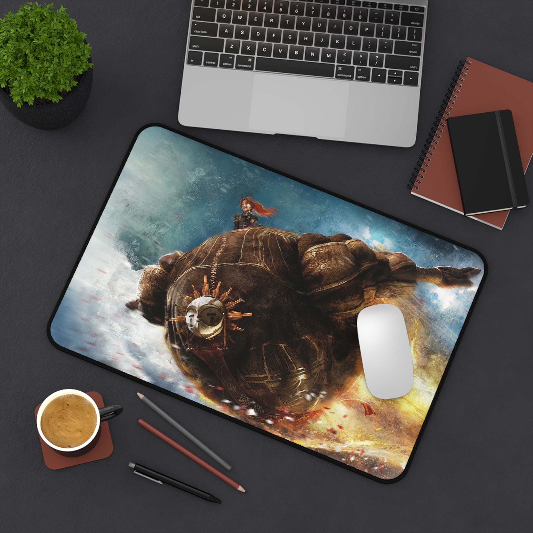 Clair Obscur Expedition 33 Gaming Mouse Pad - XL Desk Mat & Extended Desk Pad - Creature Art - Fantasy RPG Gamer Setup