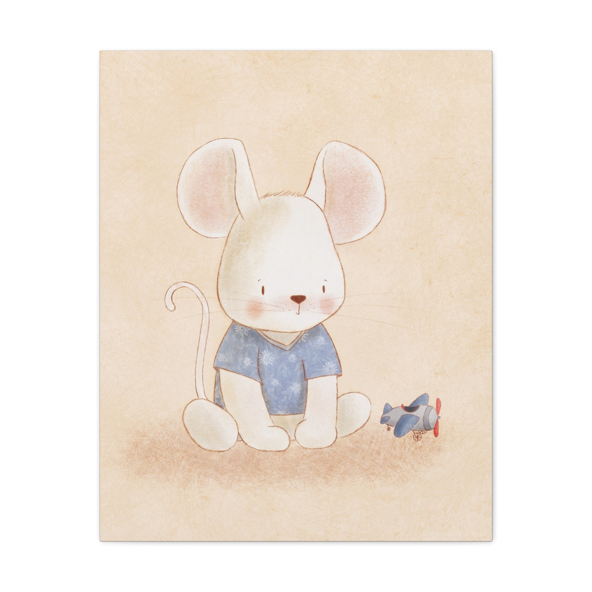 canvas-wall-art-cute-mouse-nursery-decor-baby-mouse-print-nursery-art-cute-mouse-decoration-baby-nursery-cute-animals