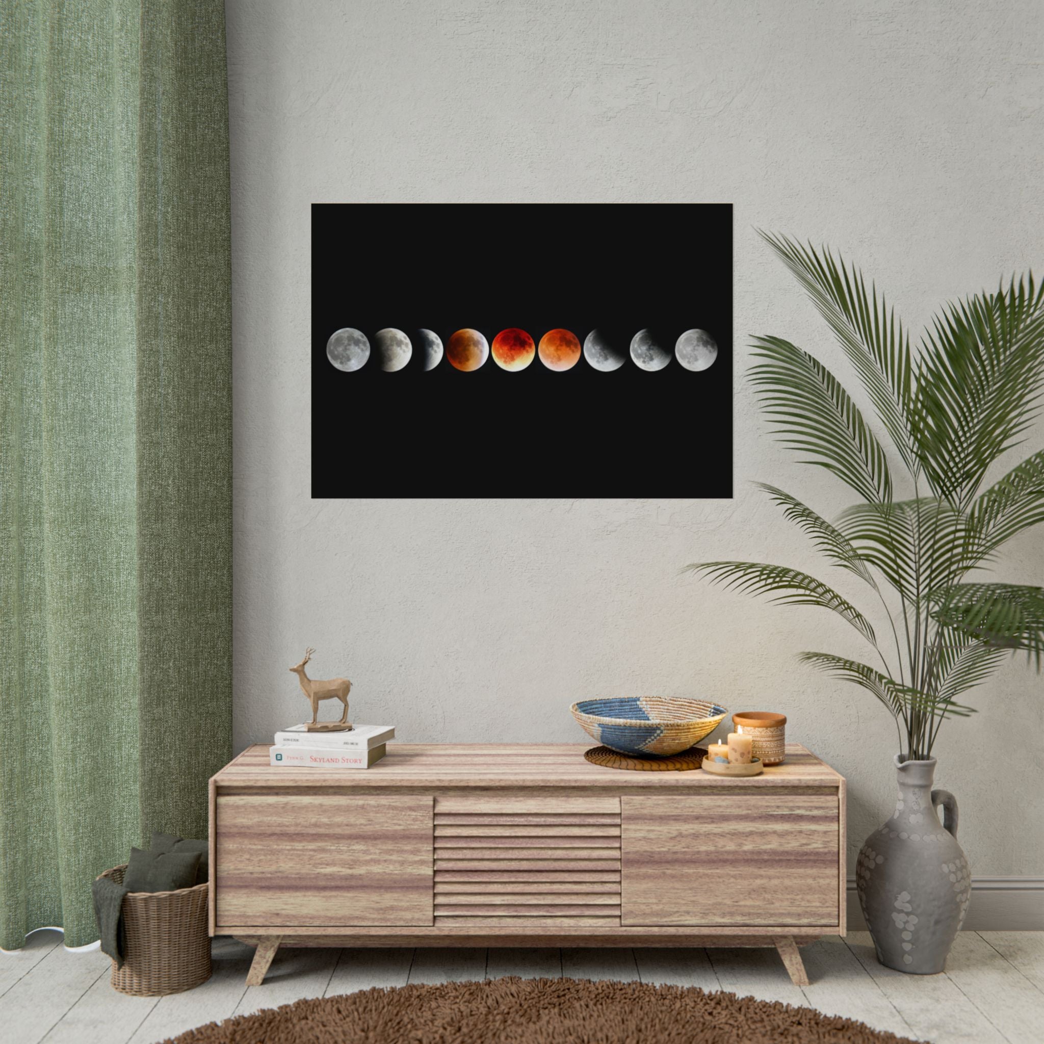 moon-phases-poster-wall-art-lunar-eclipse-wall-art-decor-home-decor-celestial-wall-hanging-astronomy-gift-space-poster