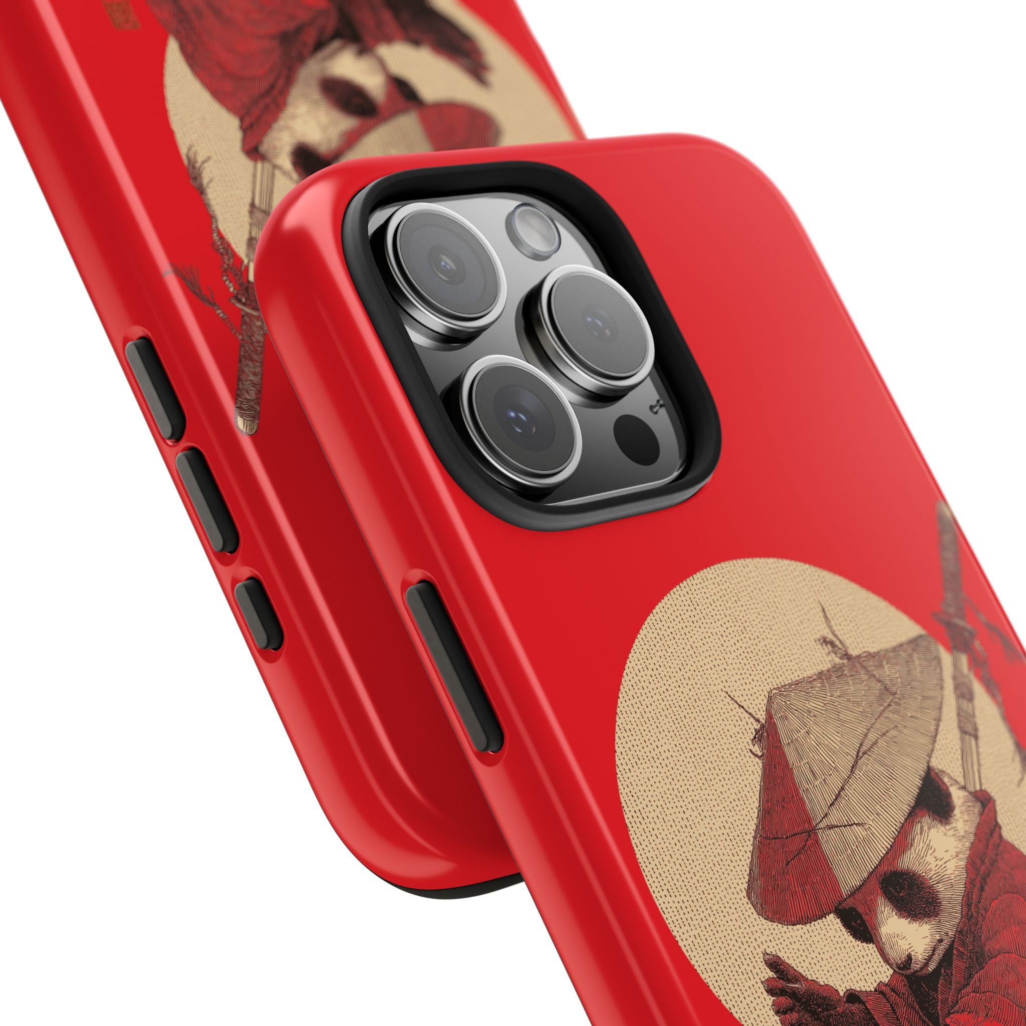 japanese-samurai-panda-iphone-tough-case-kawaii-animal-phone-cover-protective-phone-cover-japandi-art-iphone-case