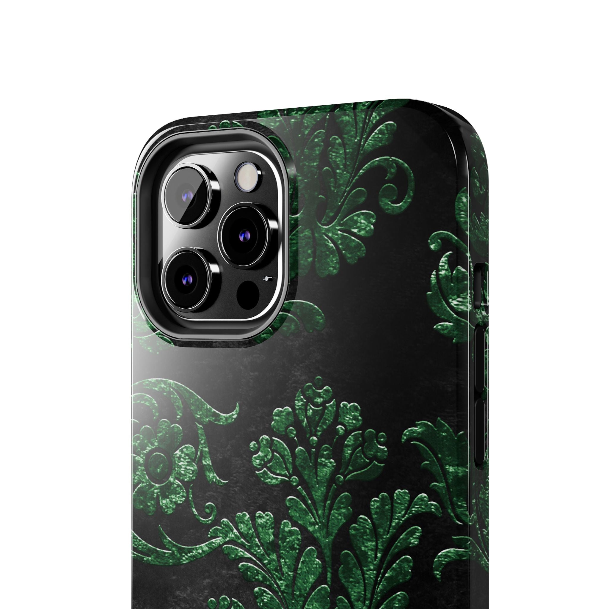 embossed-emerald-velvet-tough-iphone-case-protective-iphone-cover-heavy-duty-iphone-case-rugged-phone-case-durable-smartphone