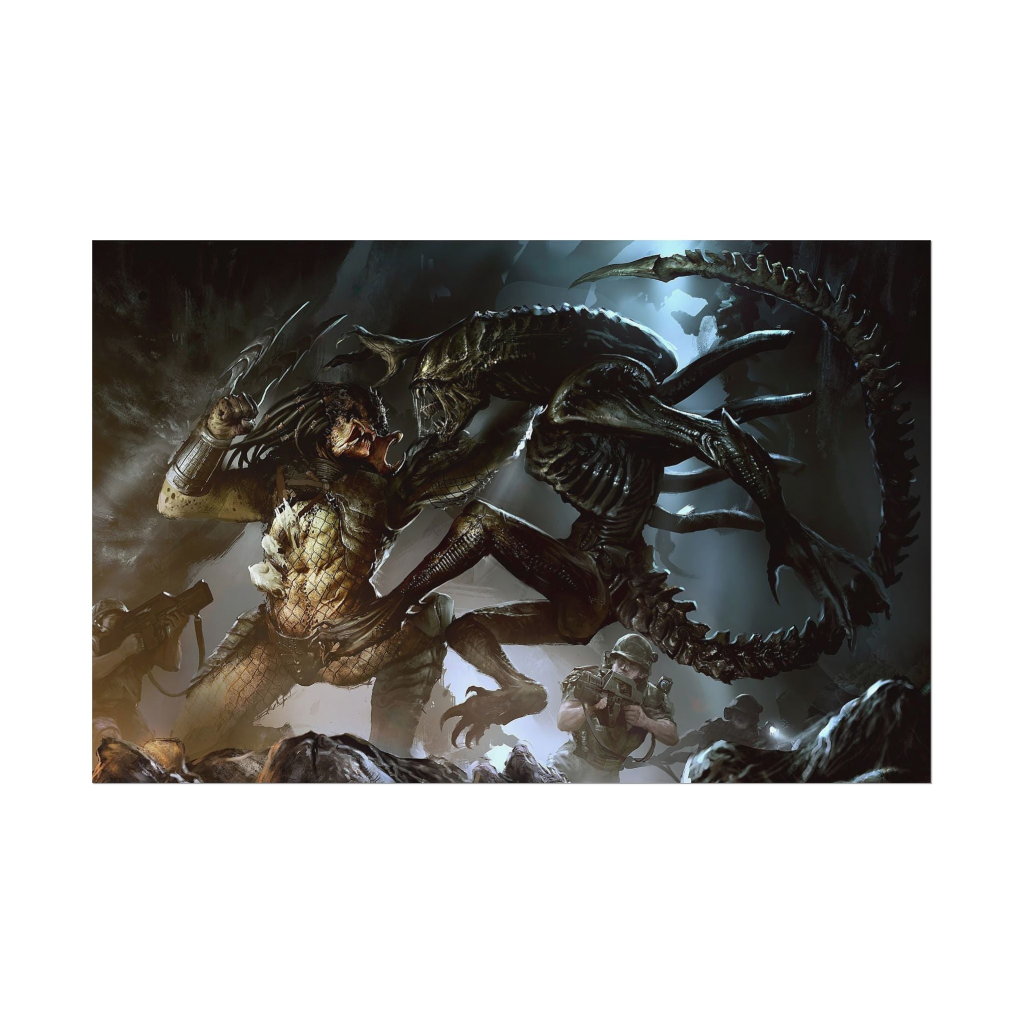 predator-alien-poster-print-xenomorph-si-fi-home-decor-movie-poster-pretador-fantasy-art