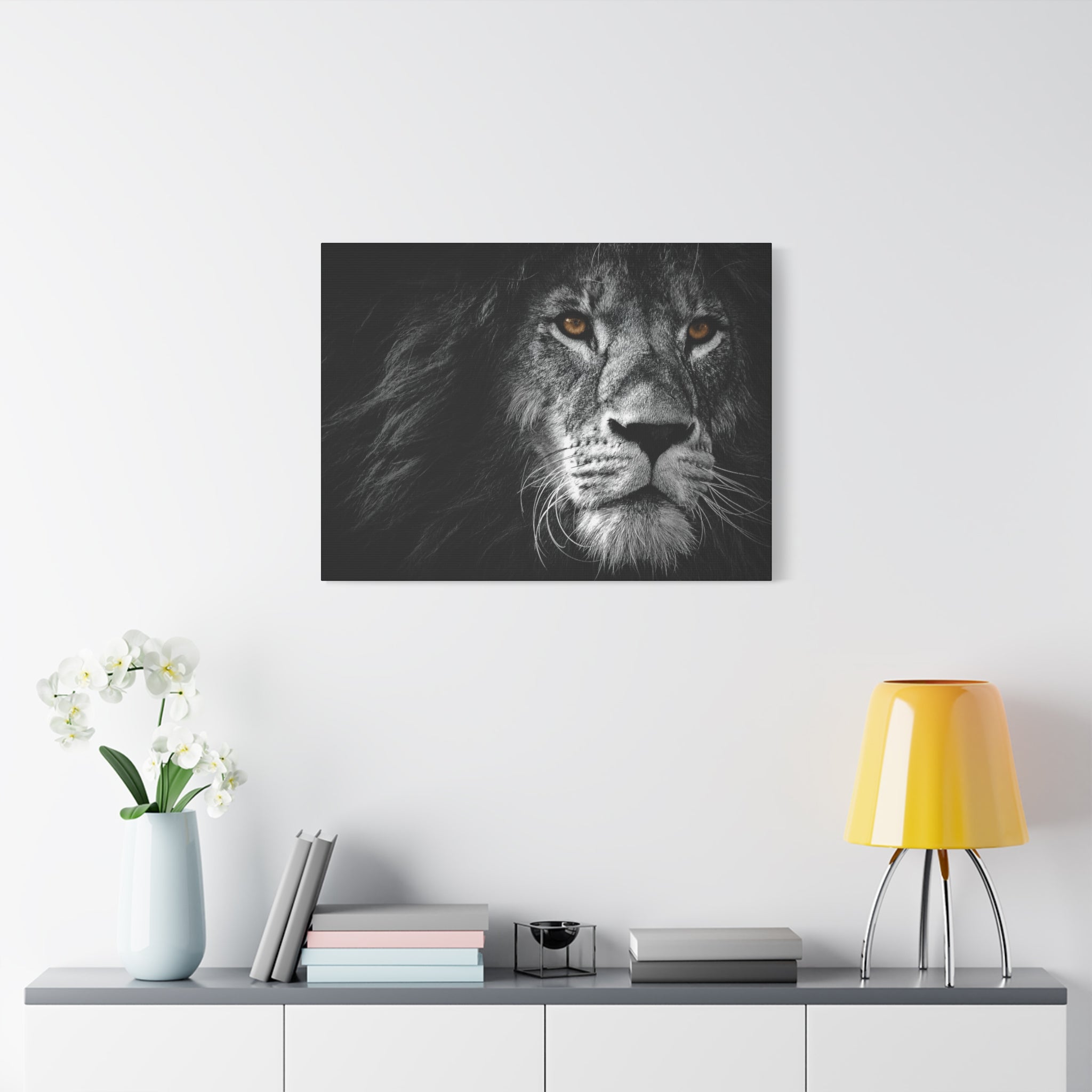 canvas-print-lion-wall-art-black-and-white-living-room-decor-matte-stretched-lion-poster-jungle-animal-art-print-wildlife-saf