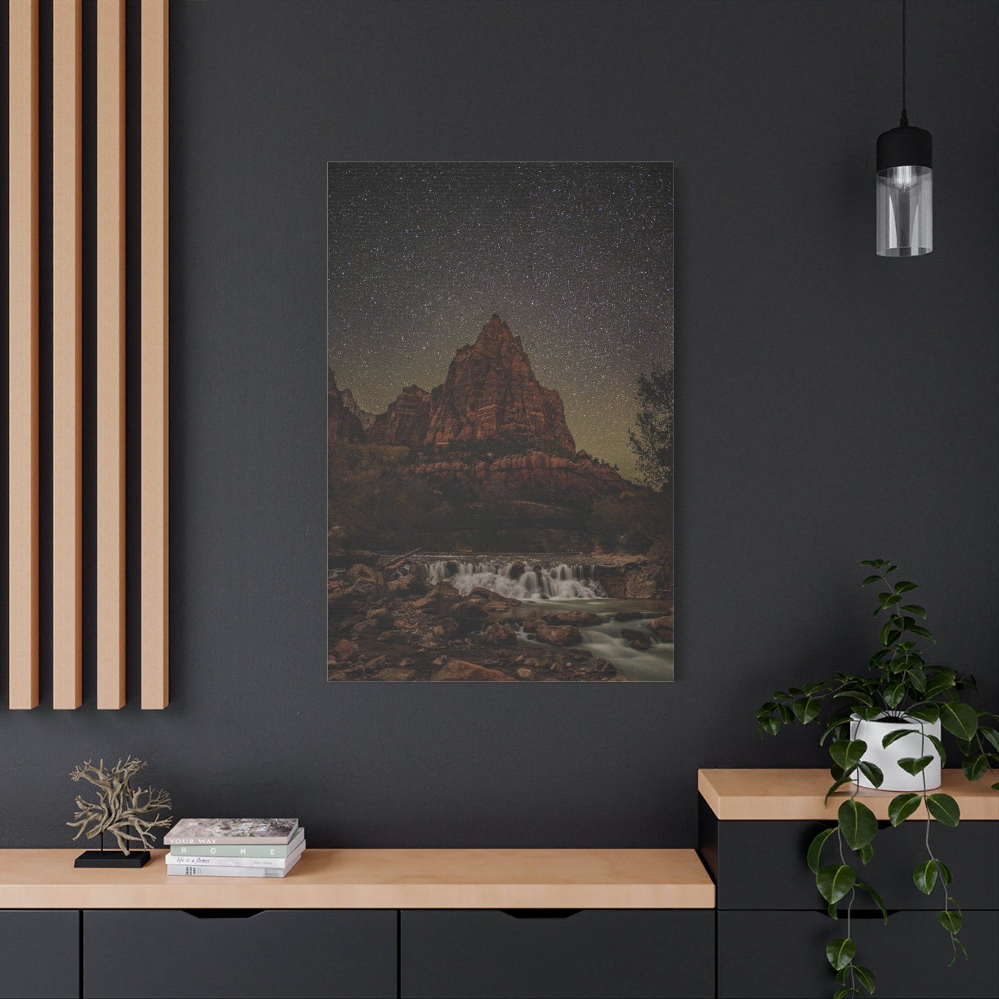 canvas-wall-art-zion-national-park-mountain-nature-landscape-starry-night-canvas-print-living-room-decor-rustic-decor