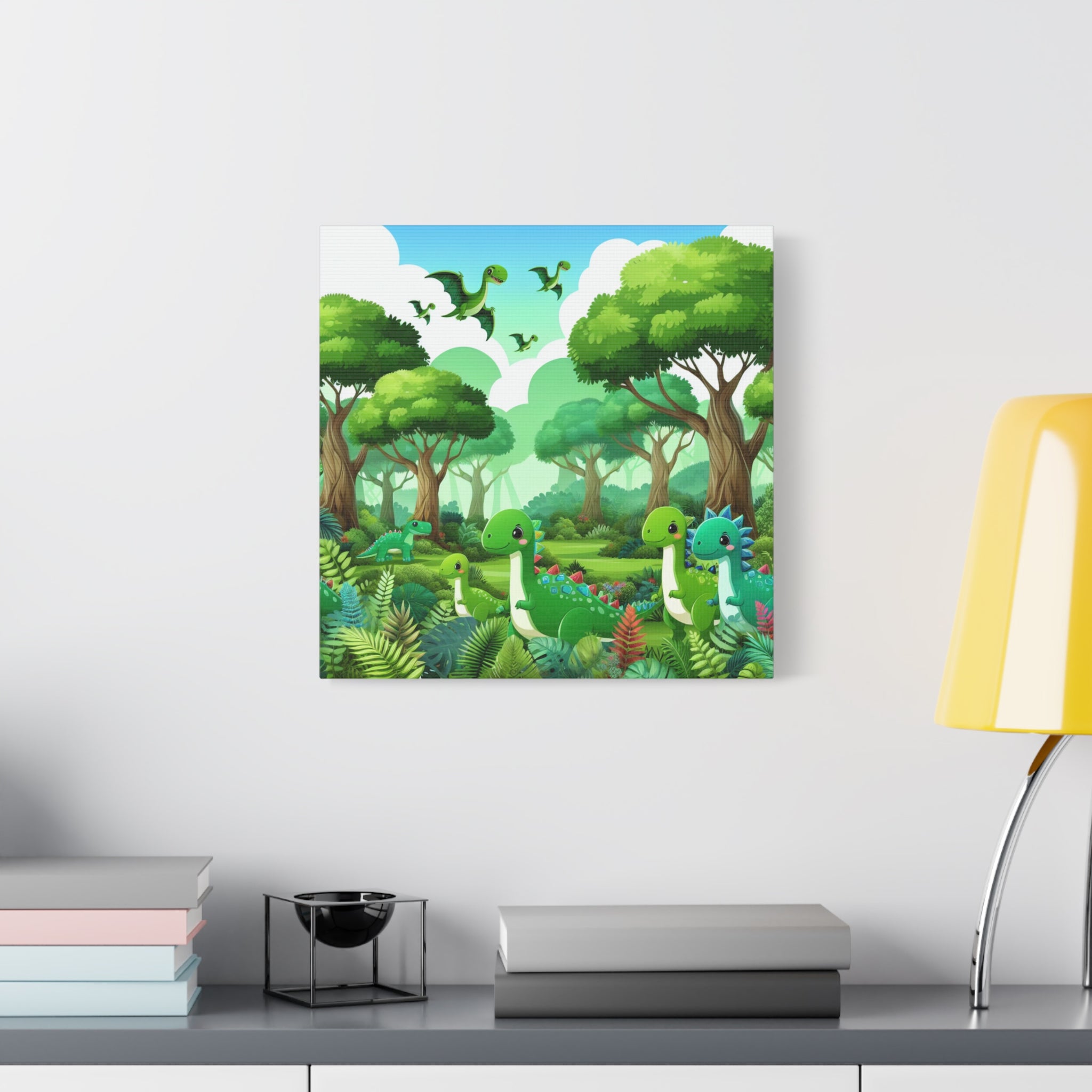 canvas-wall-art-cute-dinosaur-nursery-decor-baby-dinosaur-print-stretched-canvas-nursery-art-cute-dinosaur-decoration-baby-nu