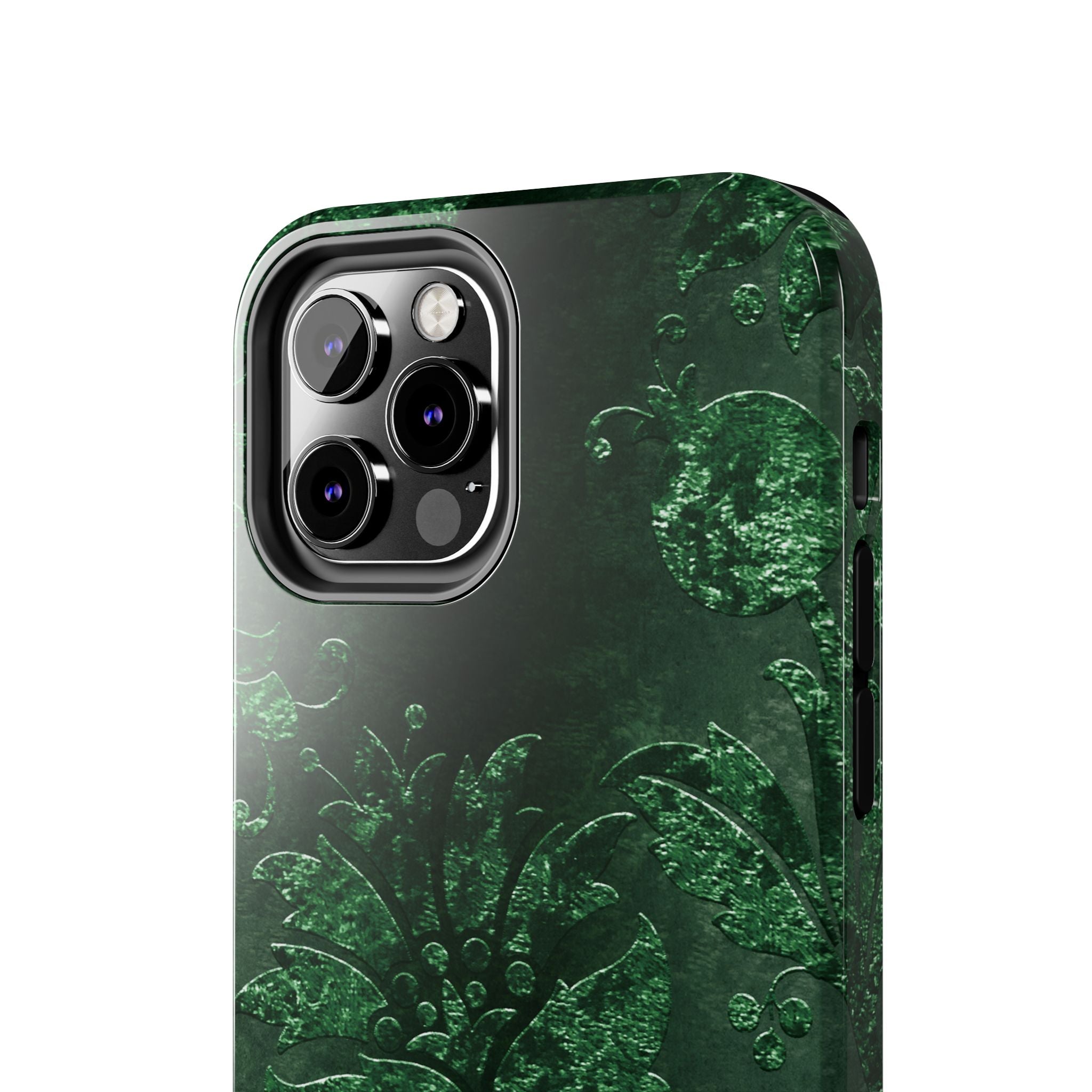 embossed-emerald-velvet-tough-iphone-case-protective-iphone-cover-heavy-duty-iphone-case-rugged-phone-case-durable-smartphone