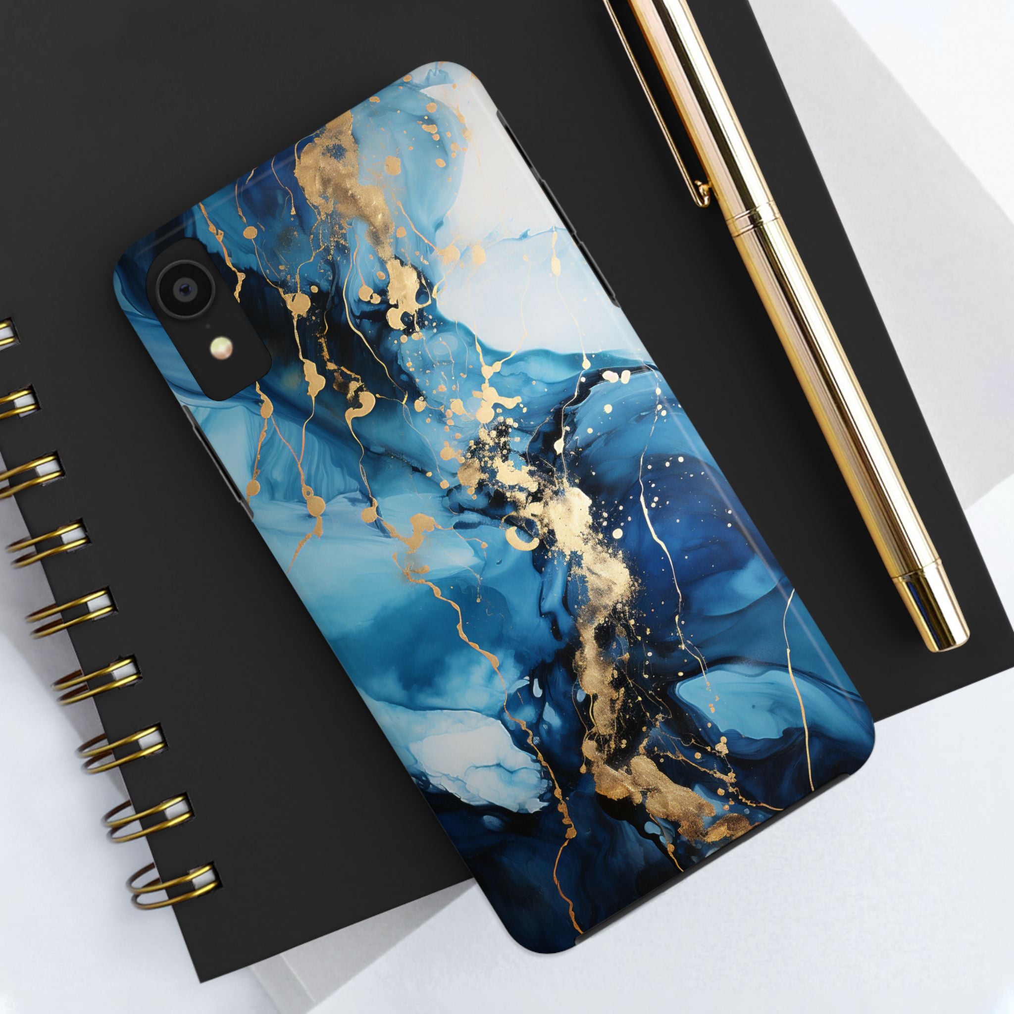 blue-gold-marble-iphone-tough-case-elegant-minimalist-protective-cover-stylish-phone-shell-hard-shell-iphone-case-trendy-acce