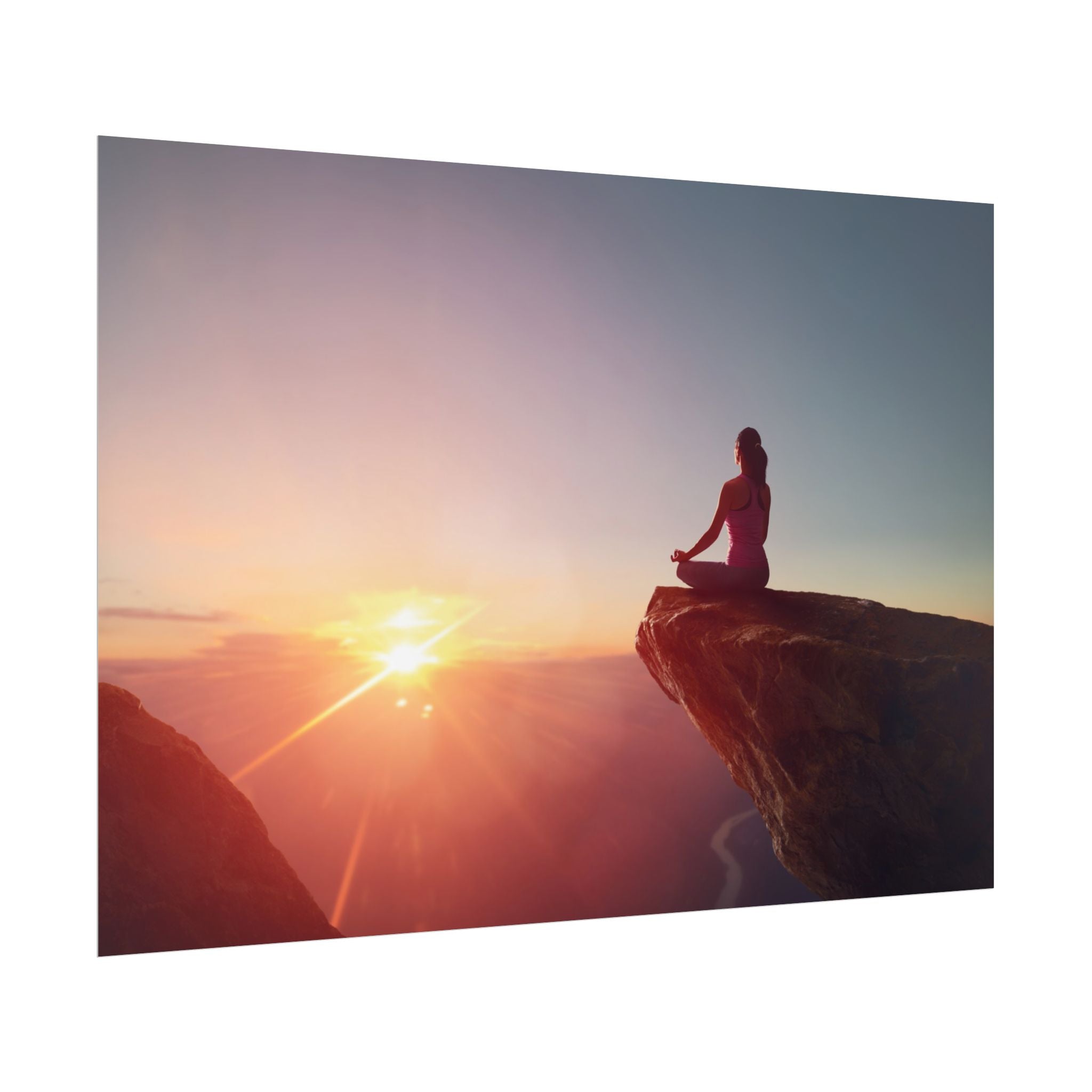 sunset-meditation-poster-yoga-wall-decor-mindfulness-poster-art-print-spiritual-gift-serene-home-decor-rolled-posters