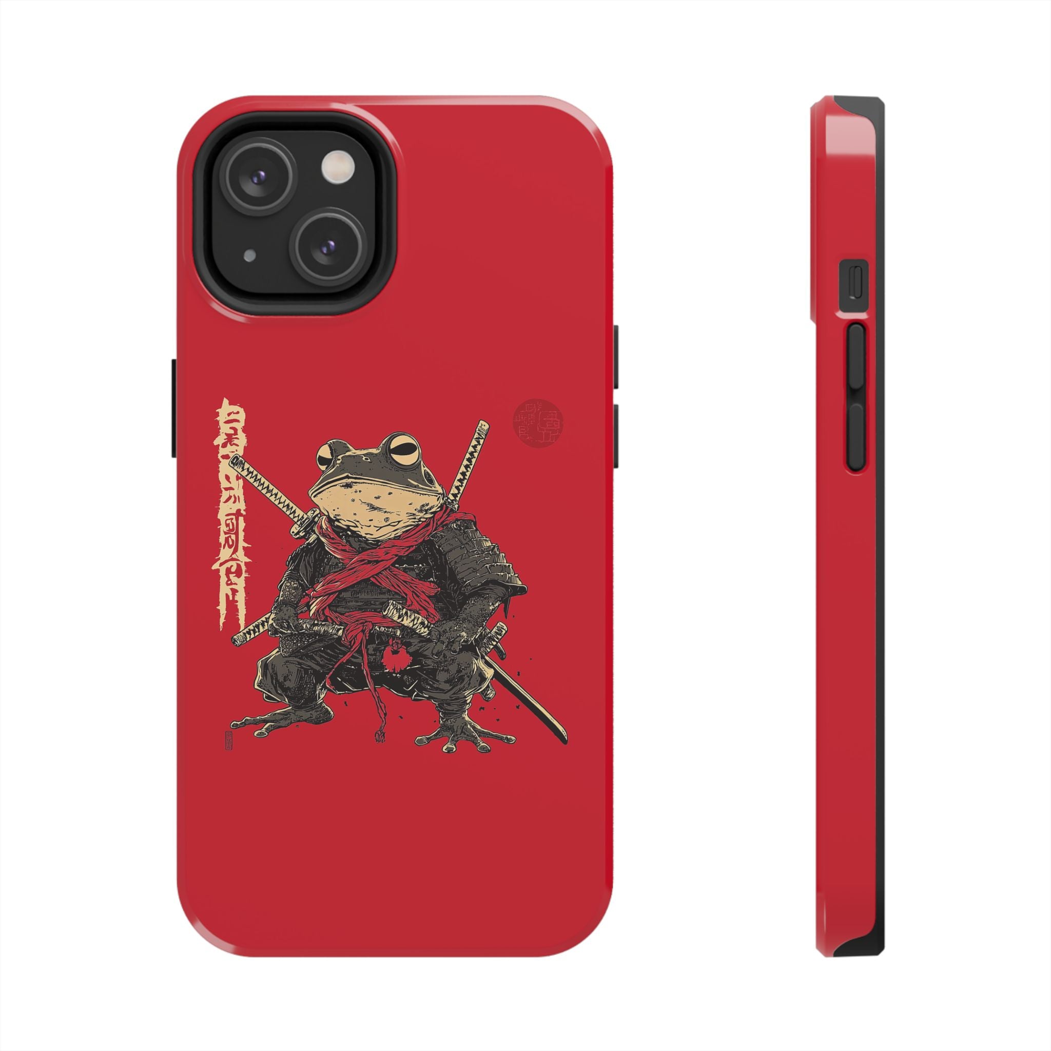 retro-vintage-ninja-frog-iphone-tough-case-red-sun-japanese-samurai-frog-design-stylish-tough-protector-red-iphone-case