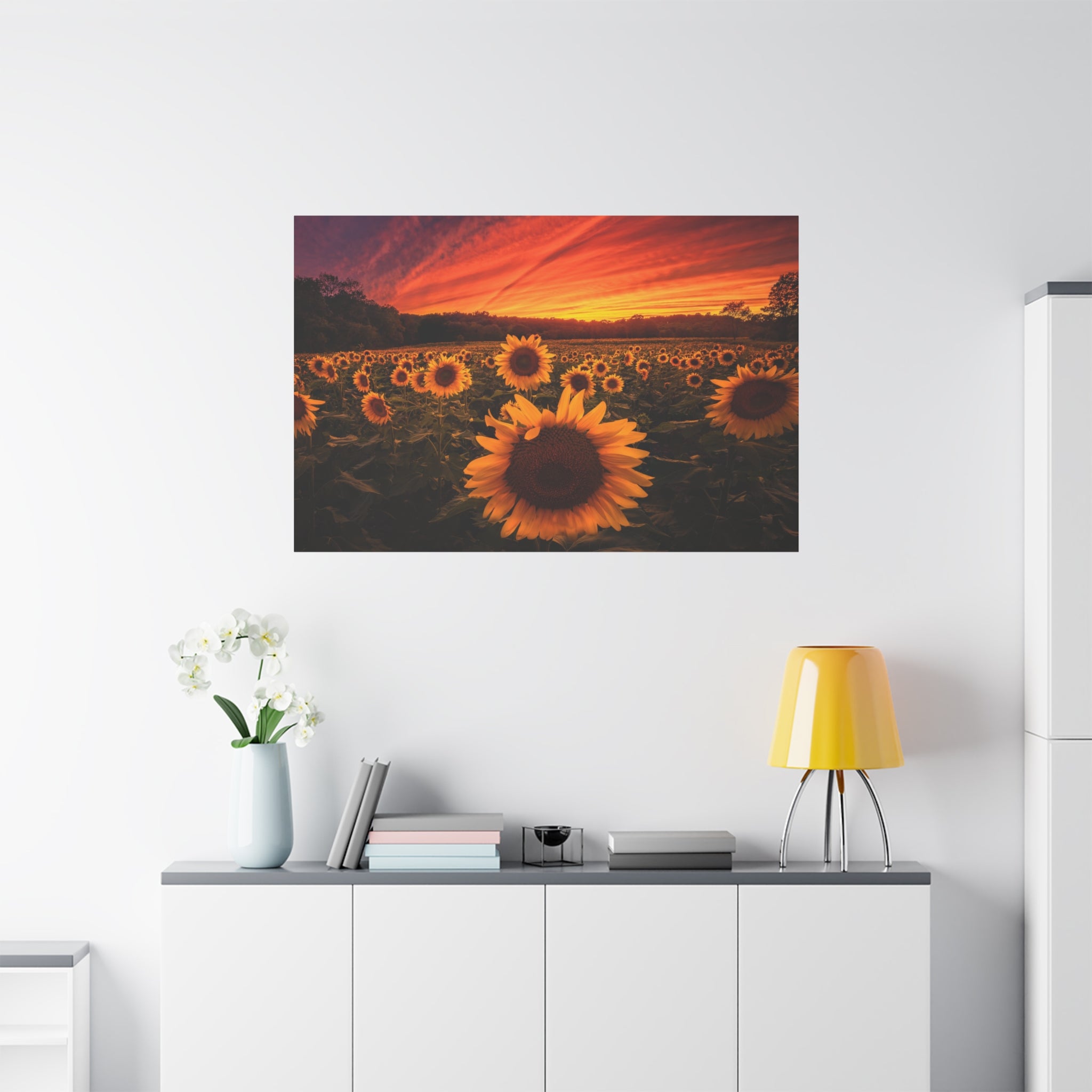 canvas-print-sun-flower-sunset-wall-art-decor-home-decor-nature-art-floral-print-gift-for-nature-lovers-farmhouse-wall-decor
