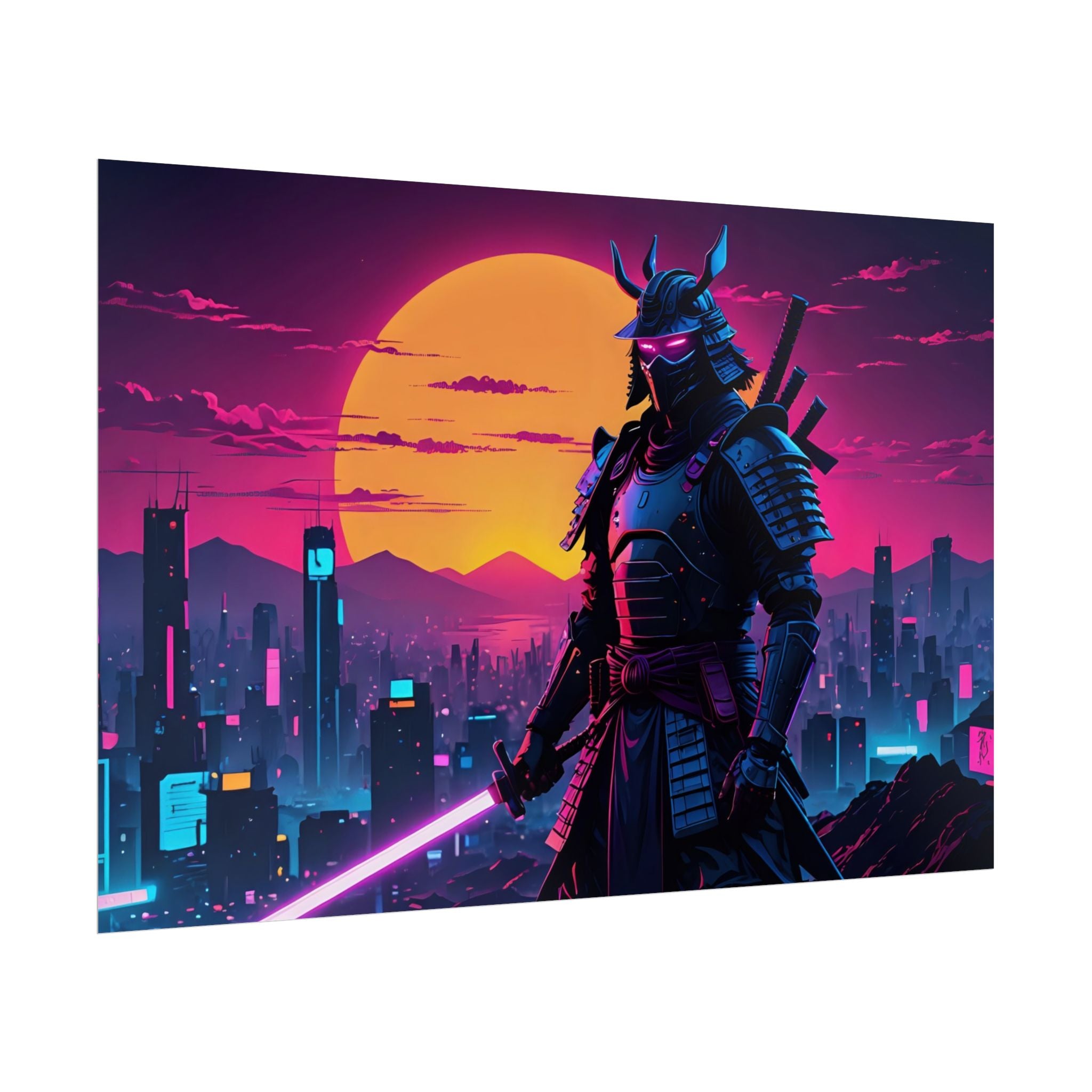 samurai-retrowave-poster-print-synthawave-wall-art-poster-gift-for-anime-fans-home-decor-japanese-art-retro-aesthetic-lightsa