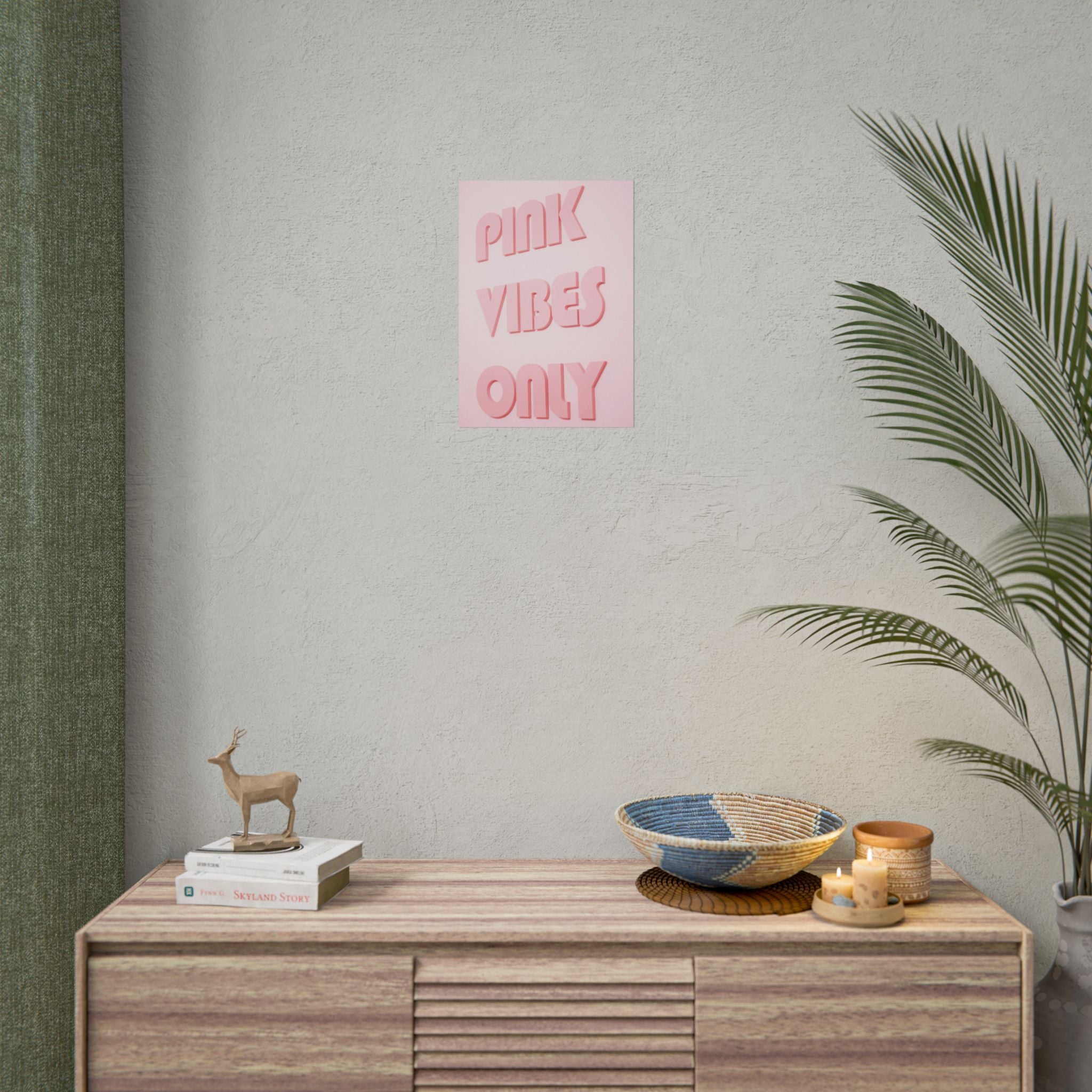 pink-vibes-only-poster-print-pink-wall-art-aesthetic-wall-art-quote-home-office-decor-retro-wall-decor-pink-print-living-room