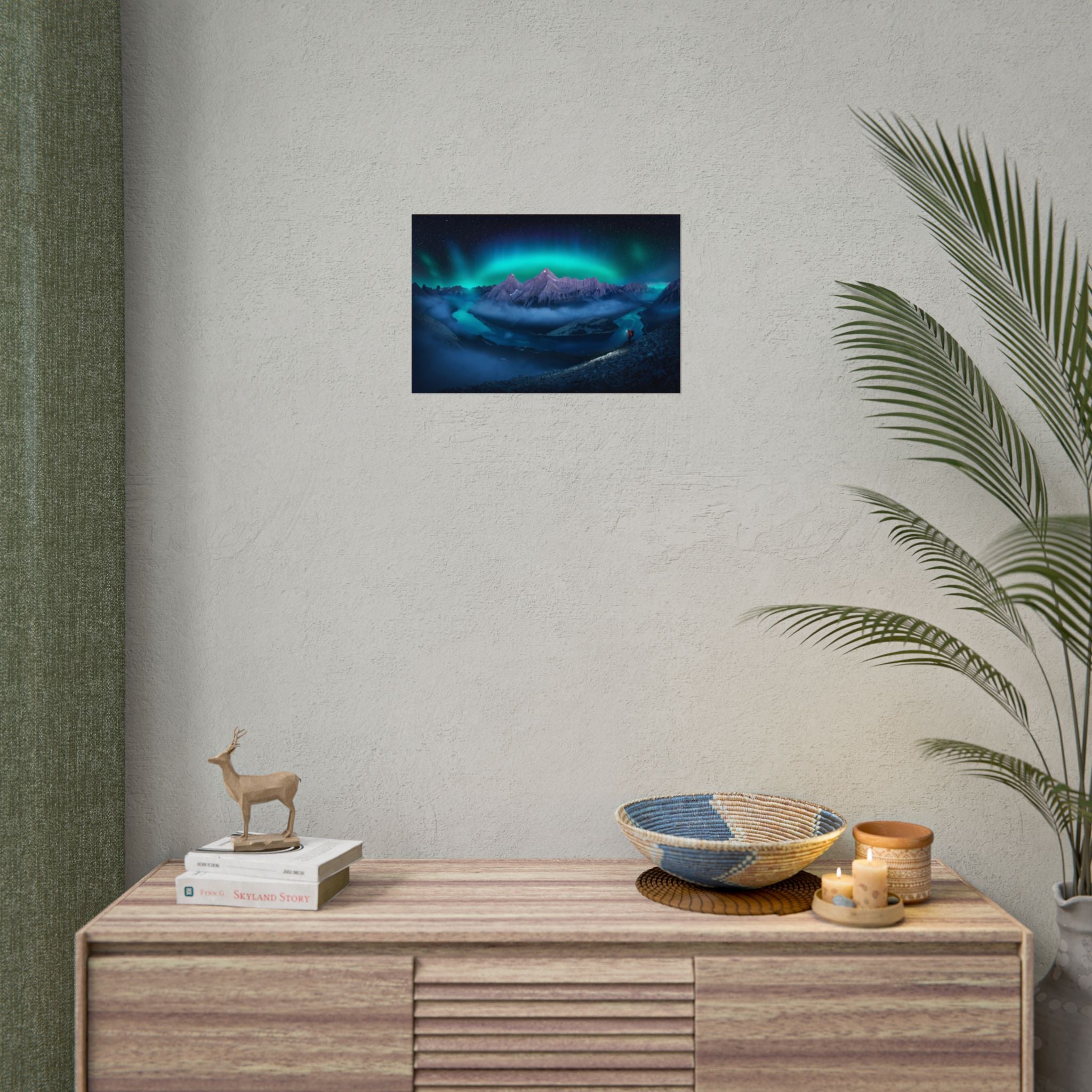 aurora-borealis-poster-wall-art-print-scenery-northern-lights-large-wall-art-home-decor-starry-night-picture-housewarming-gif