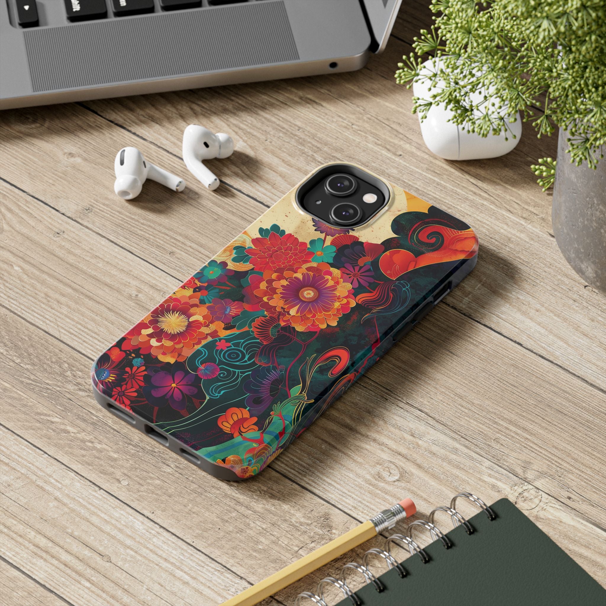 iphone-tough-case-retro-japanese-flowers-floral-phone-cover-vintage-japanese-style-protective-phone-case-asian-floral-design-