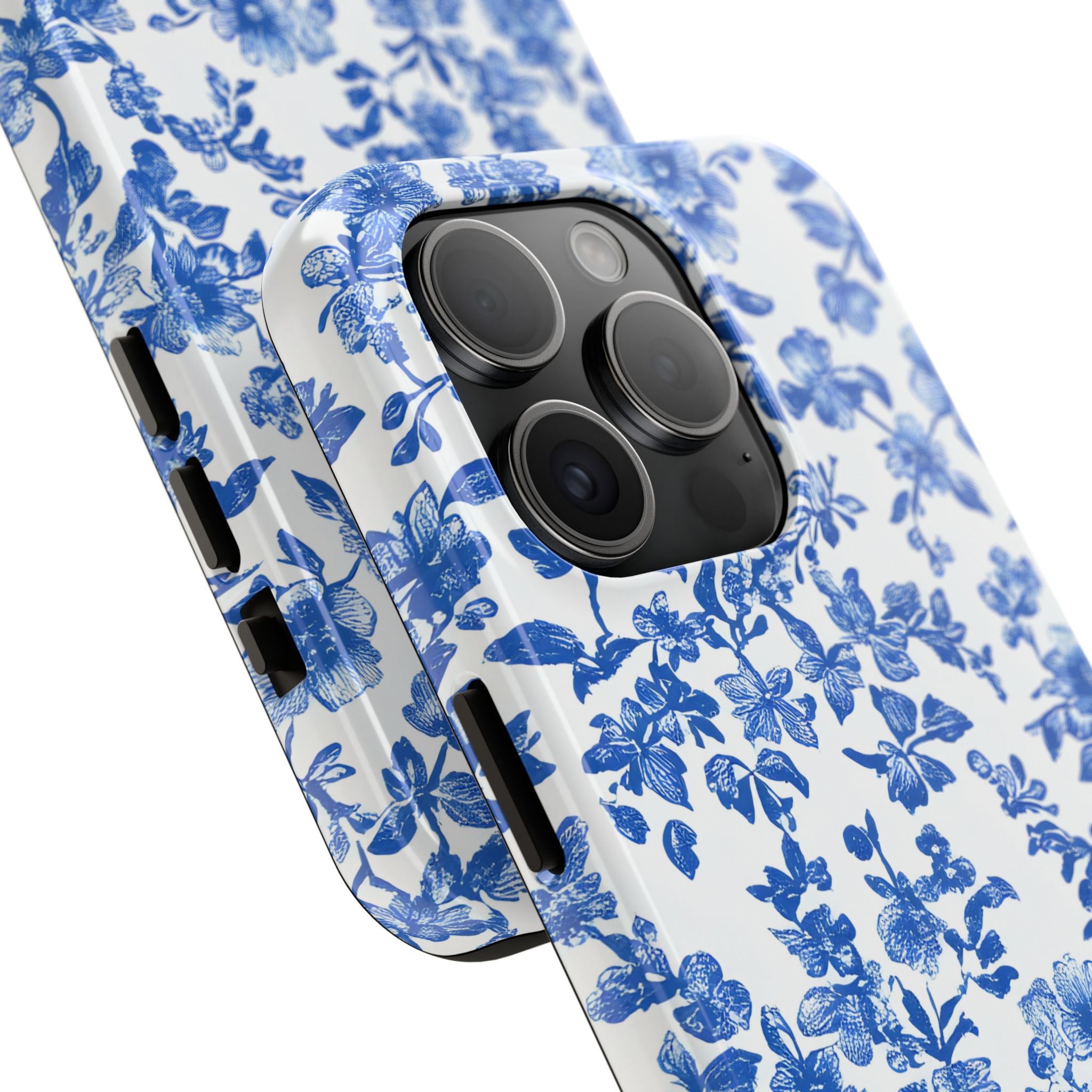 french-toile-floral-tough-iphone-case-blue-iphone-cover-protective-iphone-case-hard-shell-iphone-case-vintage-design-phone-ca