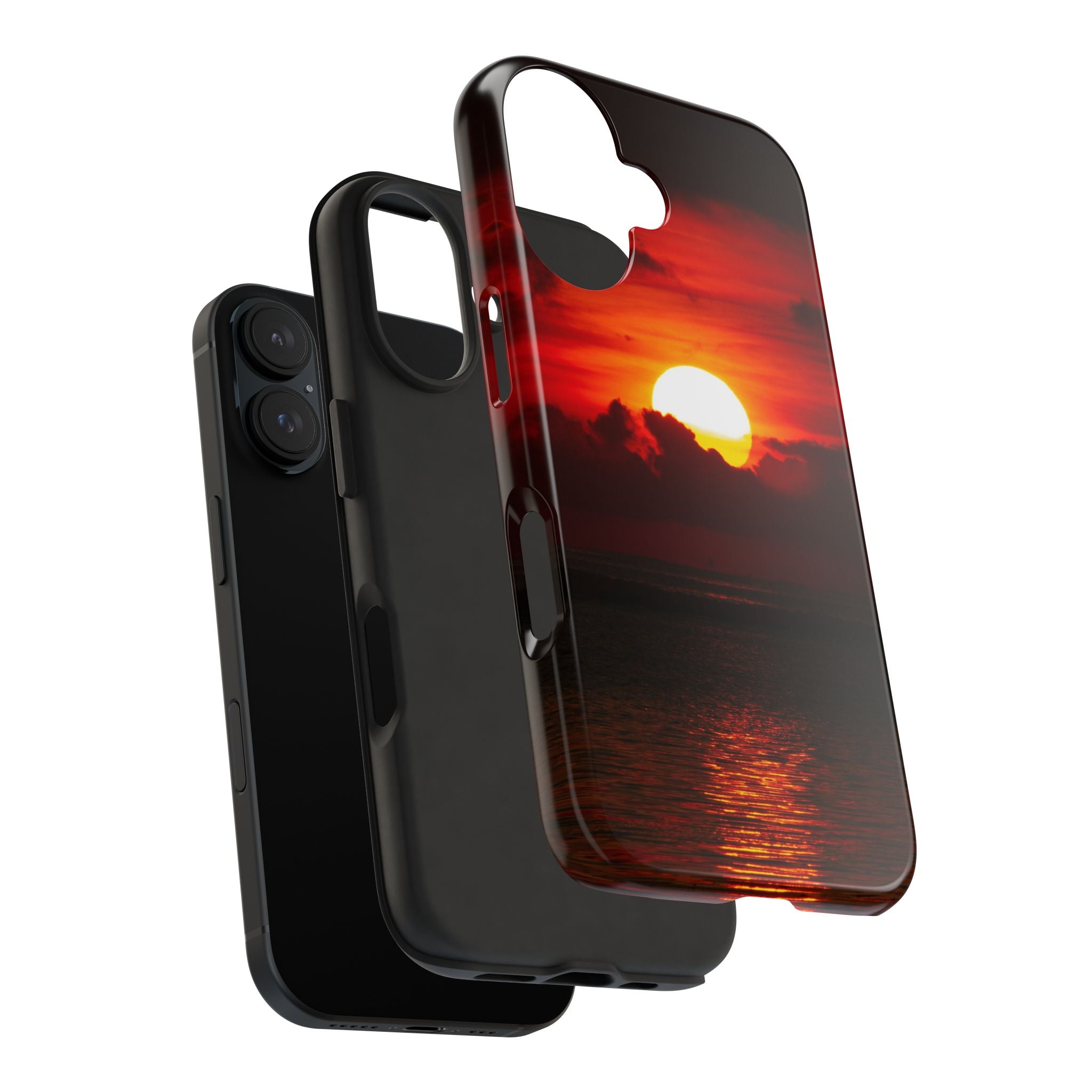 iphone-tough-case-red-sunset-protective-phone-cover-durable-smartphone-case-hard-shell-phone-case-sunset-lover-gift-red-phone