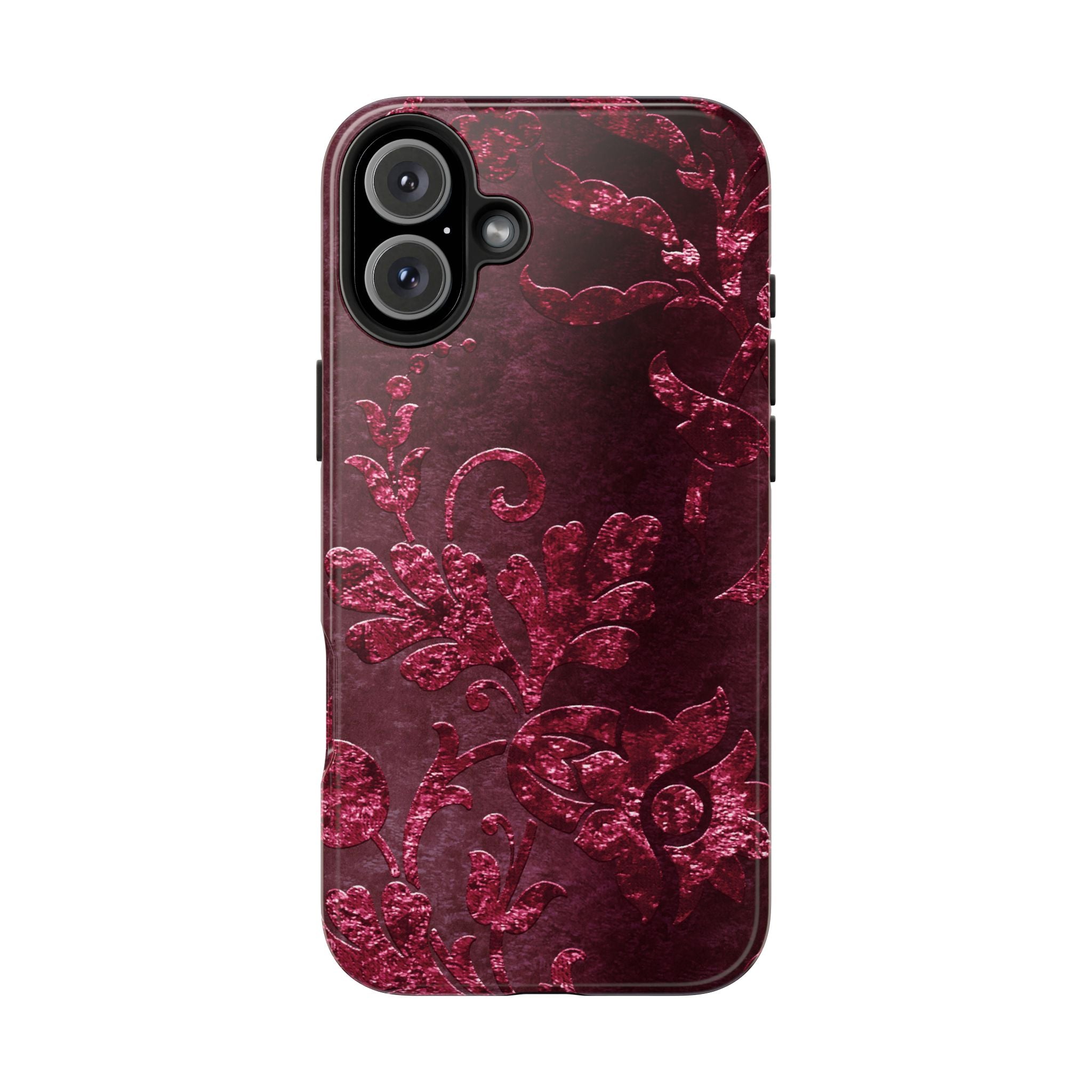 embossed-burgundy-velvet-tough-iphone-case-protective-iphone-cover-heavy-duty-iphone-case-rugged-phone-case-durable-smartphon
