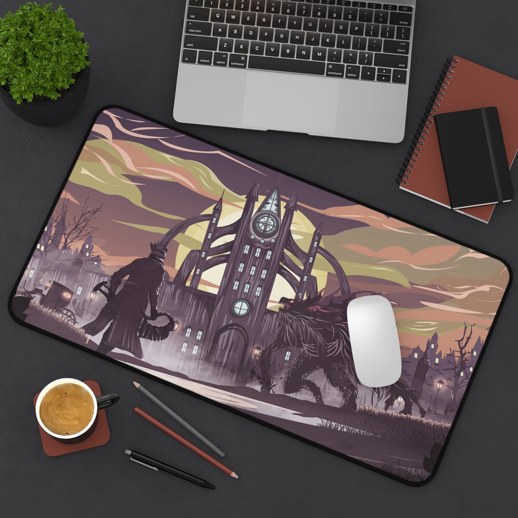 bloodborne-artwork-mouse-pad-the-hunter-desk-pad-large-gaming-desk-mat-fantasy-protective-desk-pad-gamer-gift
