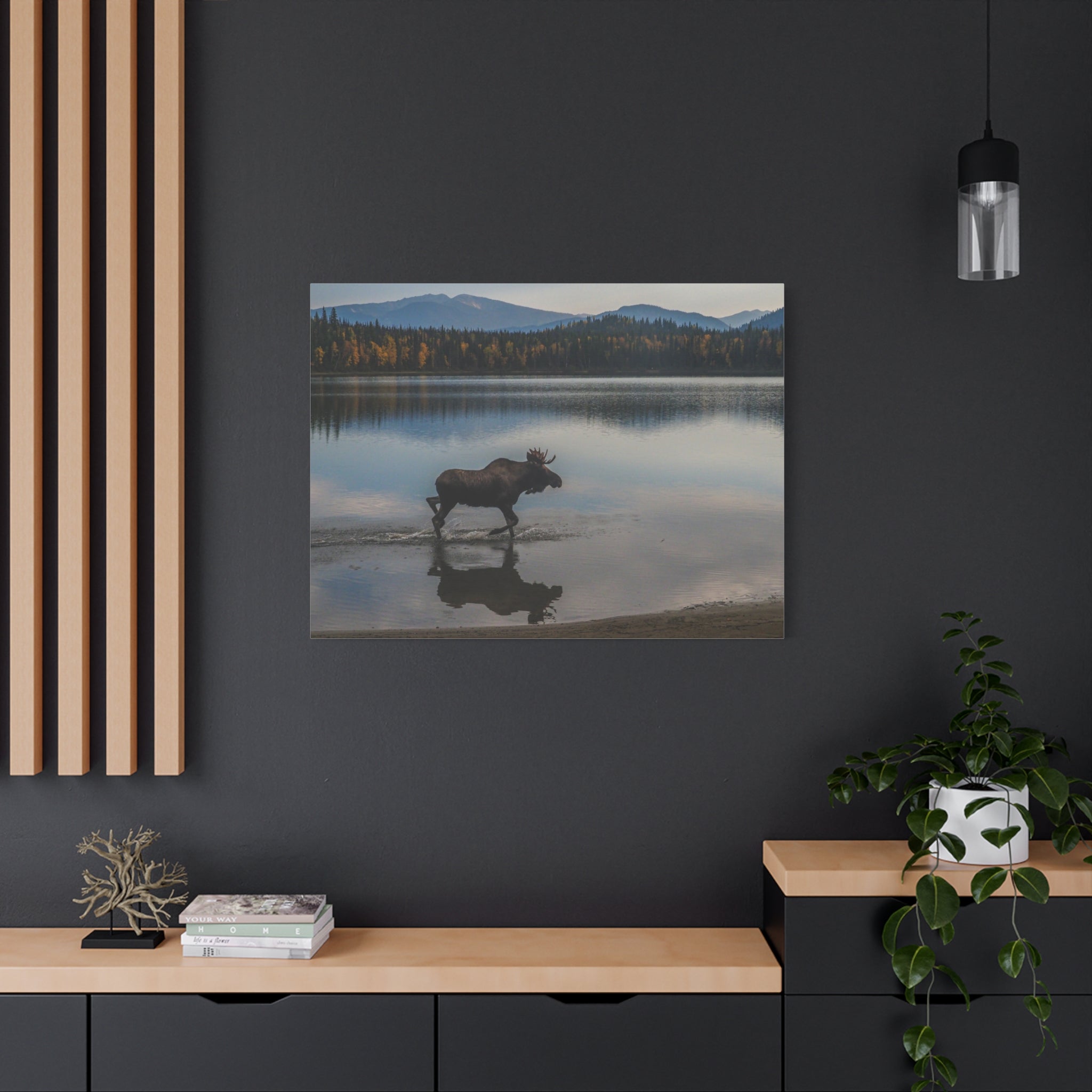 canvas-art-print-rustic-moose-wall-decor-cabin-lodge-wildlife-painting-nature-home-decor-wilderness-animal-poster-farmhouse-w