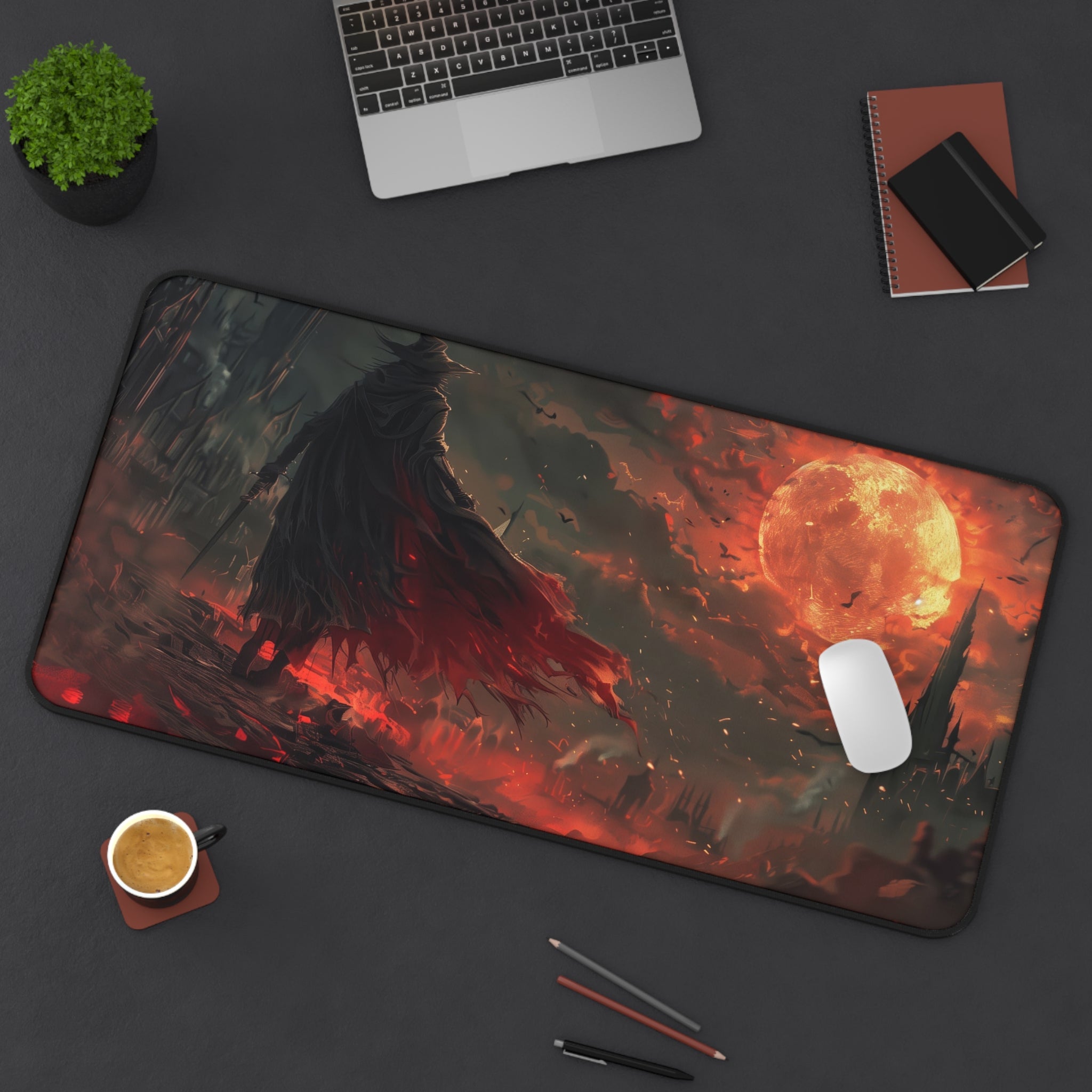 bloodborne-the-hunter-mouse-pad-scenery-desk-pad-blood-moon-large-gaming-desk-mat-fantasy-protective