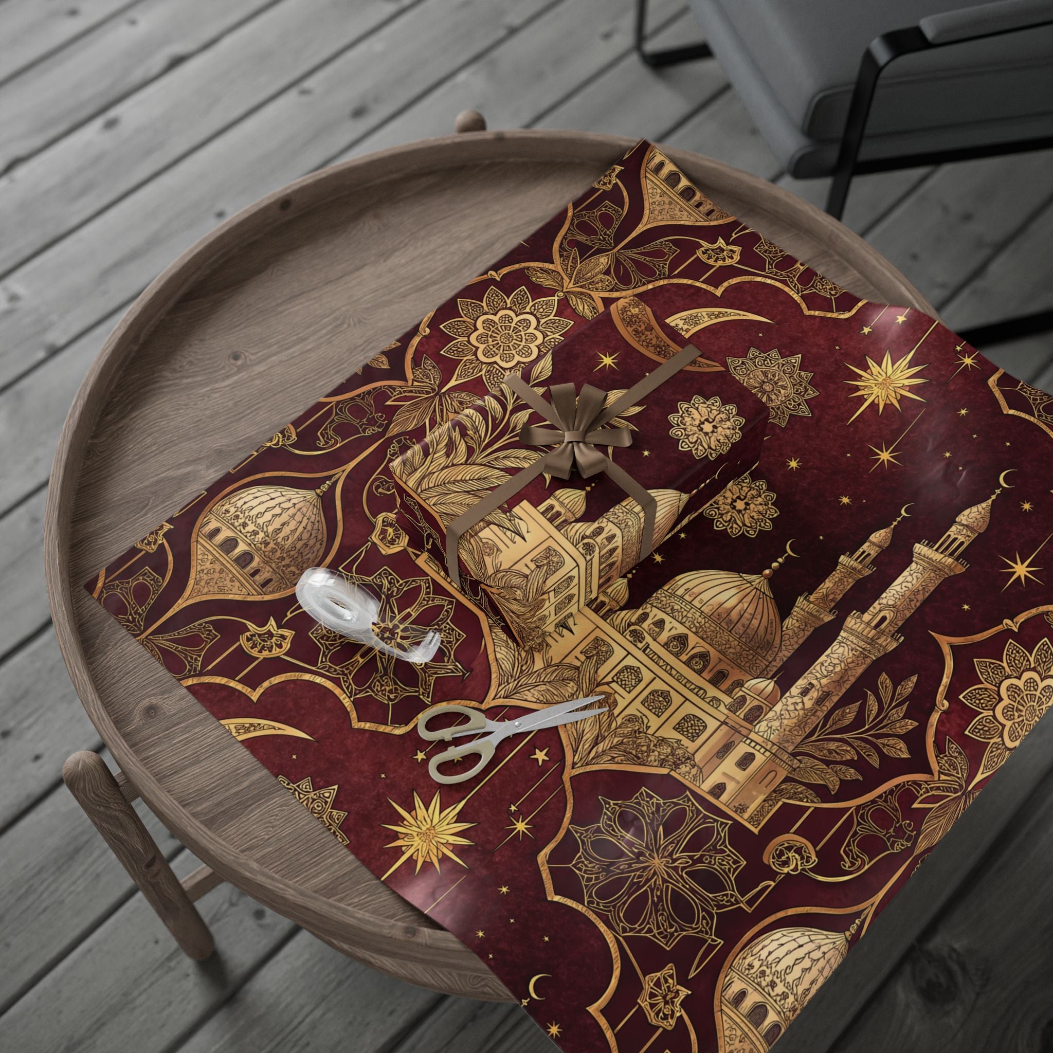 ramadan-night-wrapping-papers-islamic-celestial-gift-wrap-mosque-silhouette-eid-holiday-supplies-festive-present-packaging-re