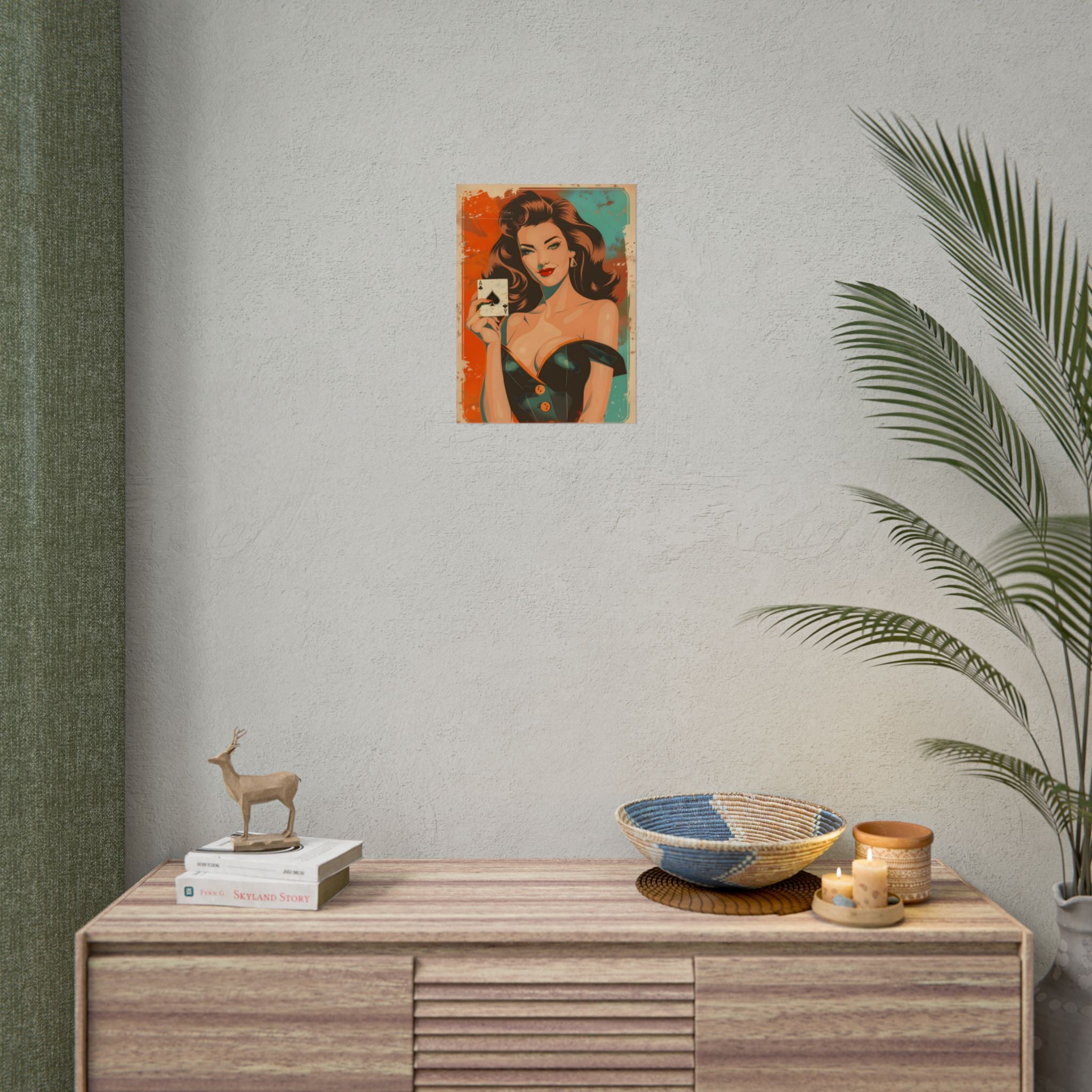 vintage-pin-up-girl-poster-print-ace-of-spades-playing-card-poster-wall-art-retro-pinup-poster-pin-up-illustration-wall-decor