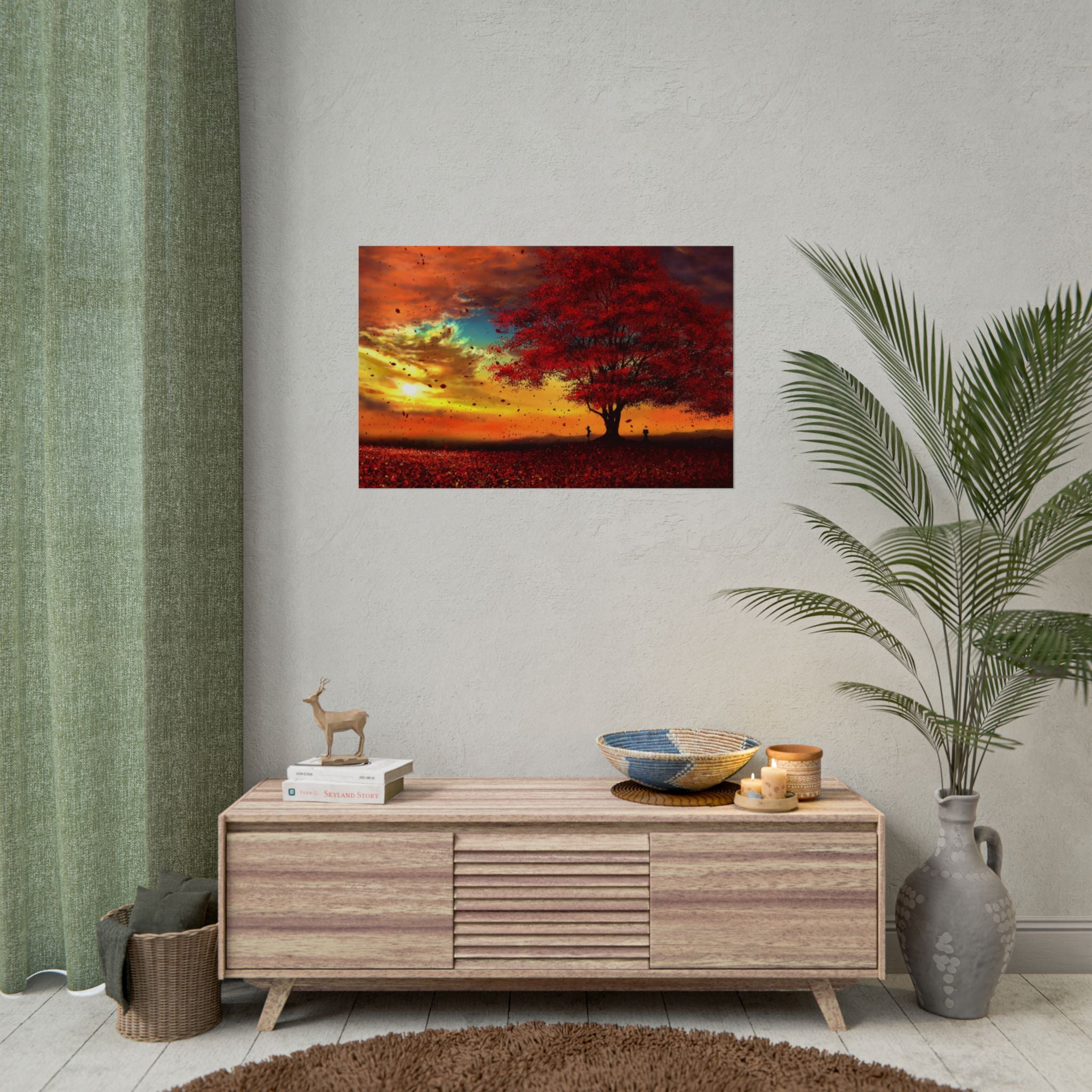 sunset-scenery-autumn-poster-print-wall-art-decor-home-decoration-nature-artwork-gift-idea-wall-hanging