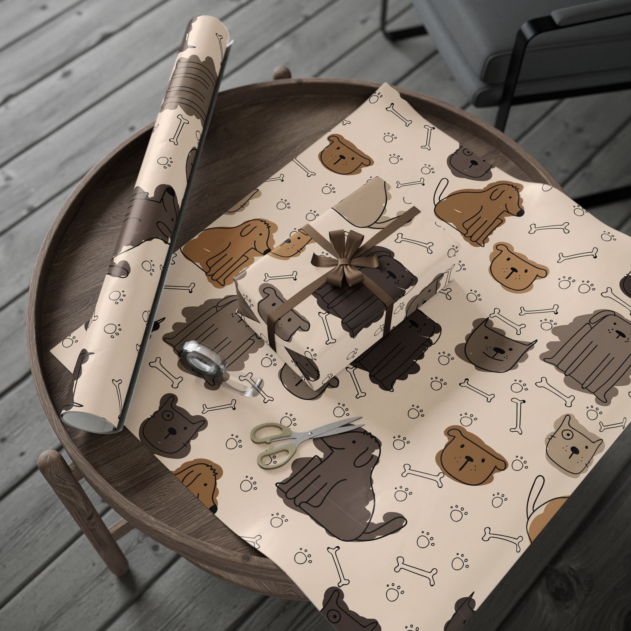dog-lover-wrapping-papers-gift-paper-roll-wrapping-sheets-baby-gift-wrap-cute-dogs-design-holiday-gift-wrap
