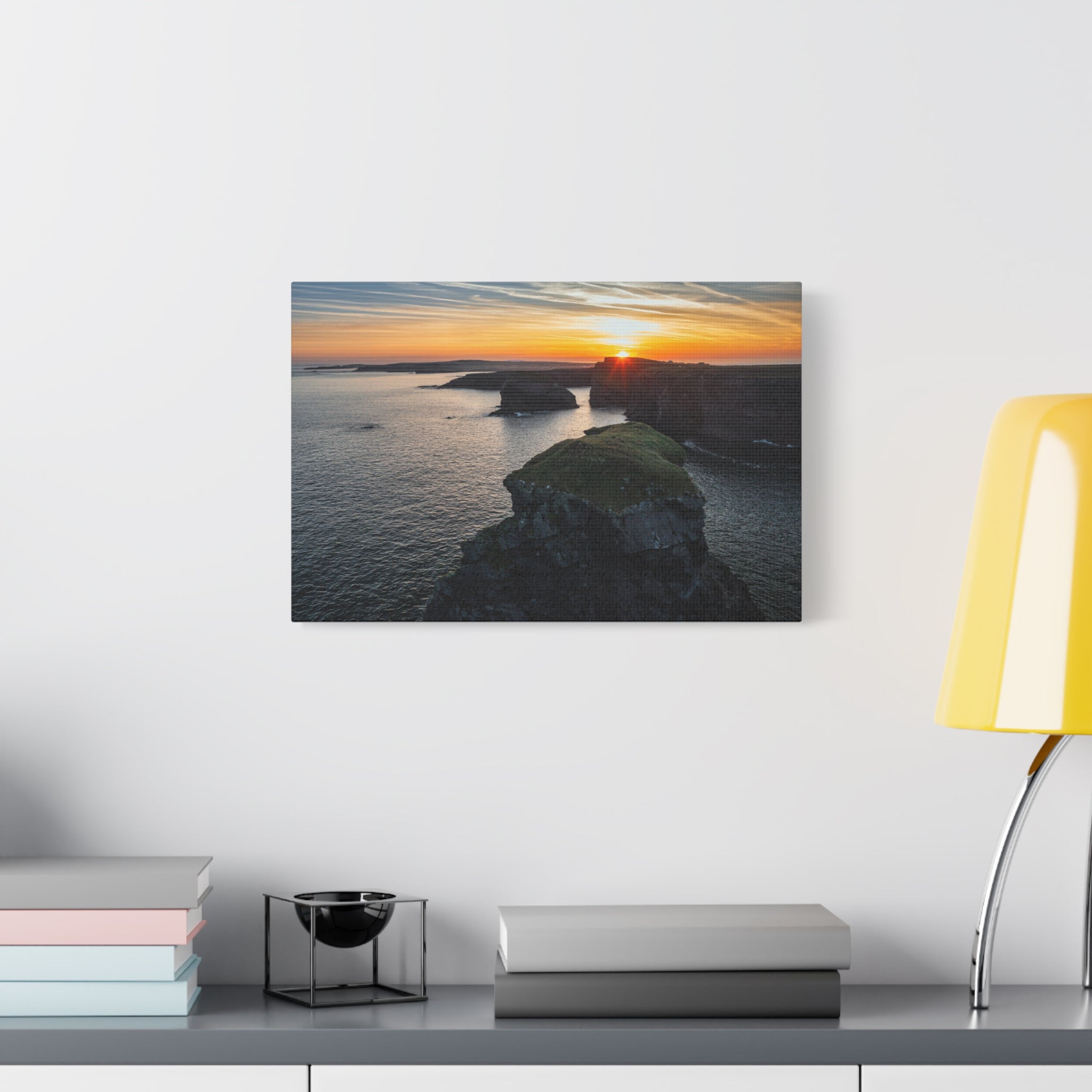 canvas-print-irish-landscape-wall-art-ocean-cliff-decor-stretched-matte-canvas-landscape-large-print-sunset-decor
