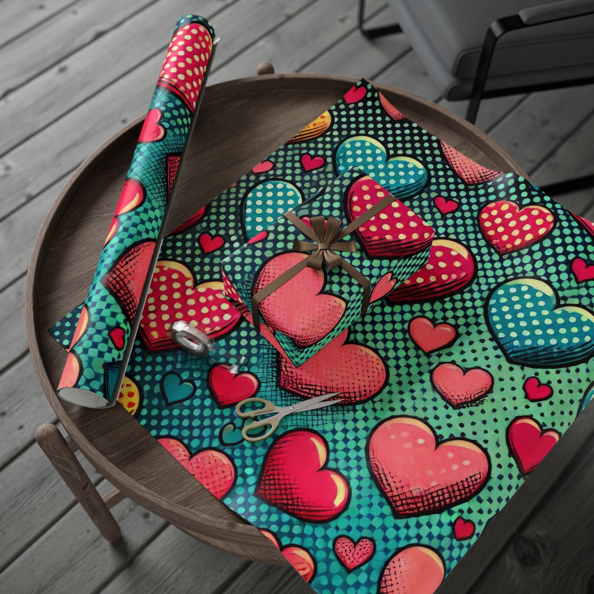 valentines-day-pop-art-gift-wrapping-papers-v-day-gift-wrap-roll-heart-love-pattern-romantic-present-packaging-anniversary-bi