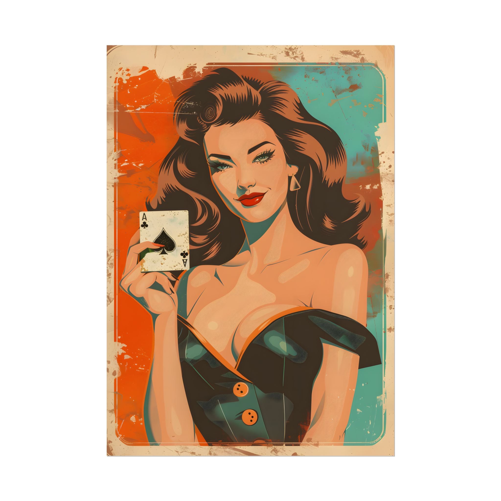 vintage-pin-up-girl-poster-print-ace-of-spades-playing-card-poster-wall-art-retro-pinup-poster-pin-up-illustration-wall-decor