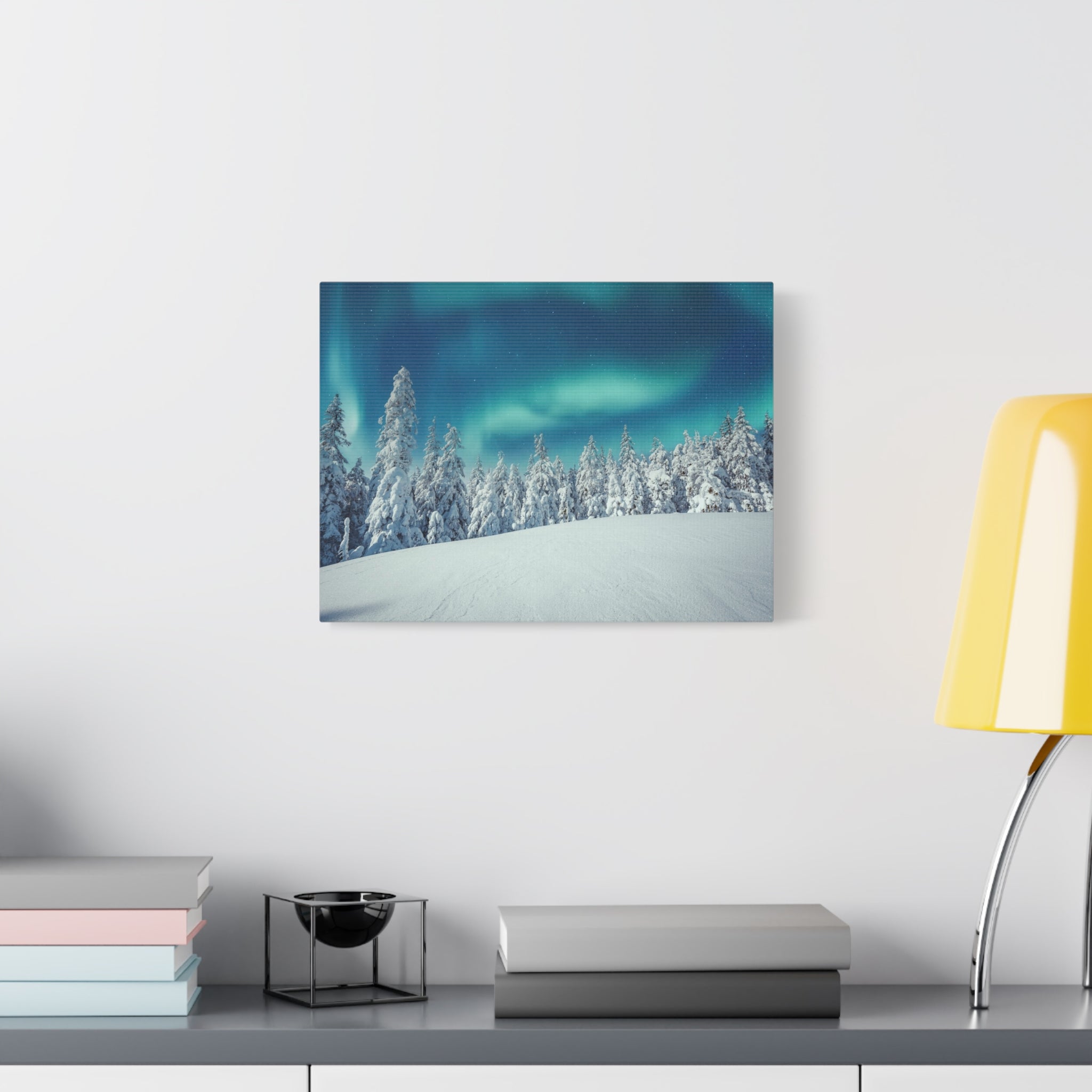 winter-canvas-wall-art-print-winter-tree-aurora-borealis-winter-decor-matte-canvas