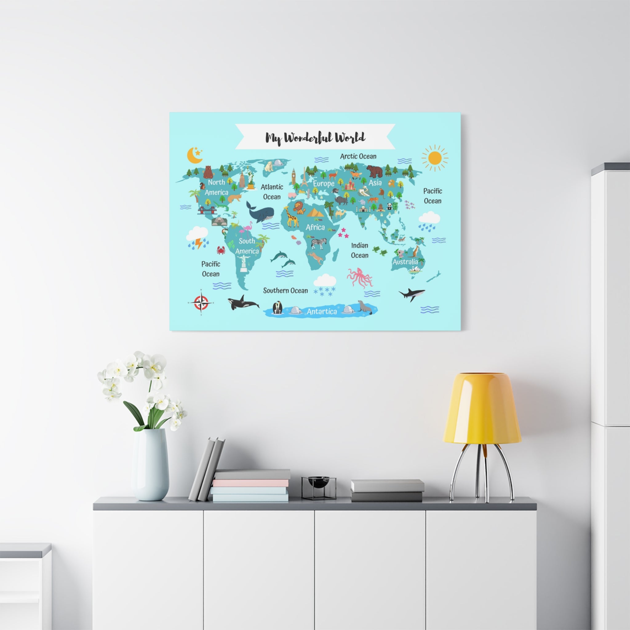 nursery-world-animals-map-canvas-print-world-map-for-kids-world-map-canvas-wall-art-home-decor