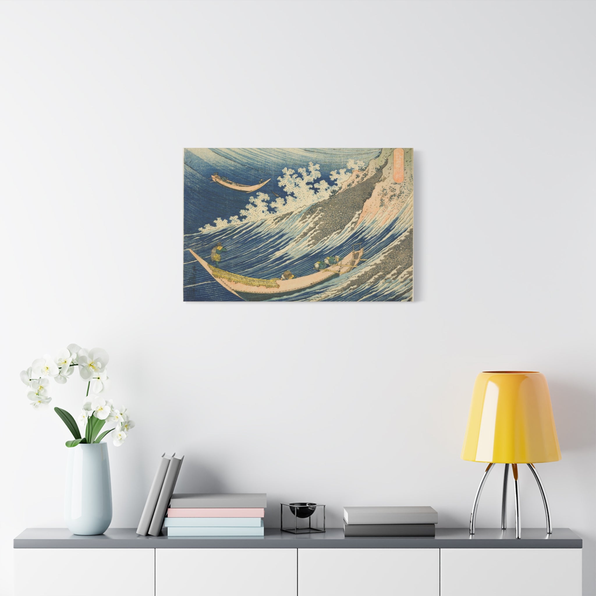canvas-print-katsushika-hokusai-art-fishing-boats-at-choshi-in-shimosa-japanese-art-decor-japanese-wall-art-traditional-japan