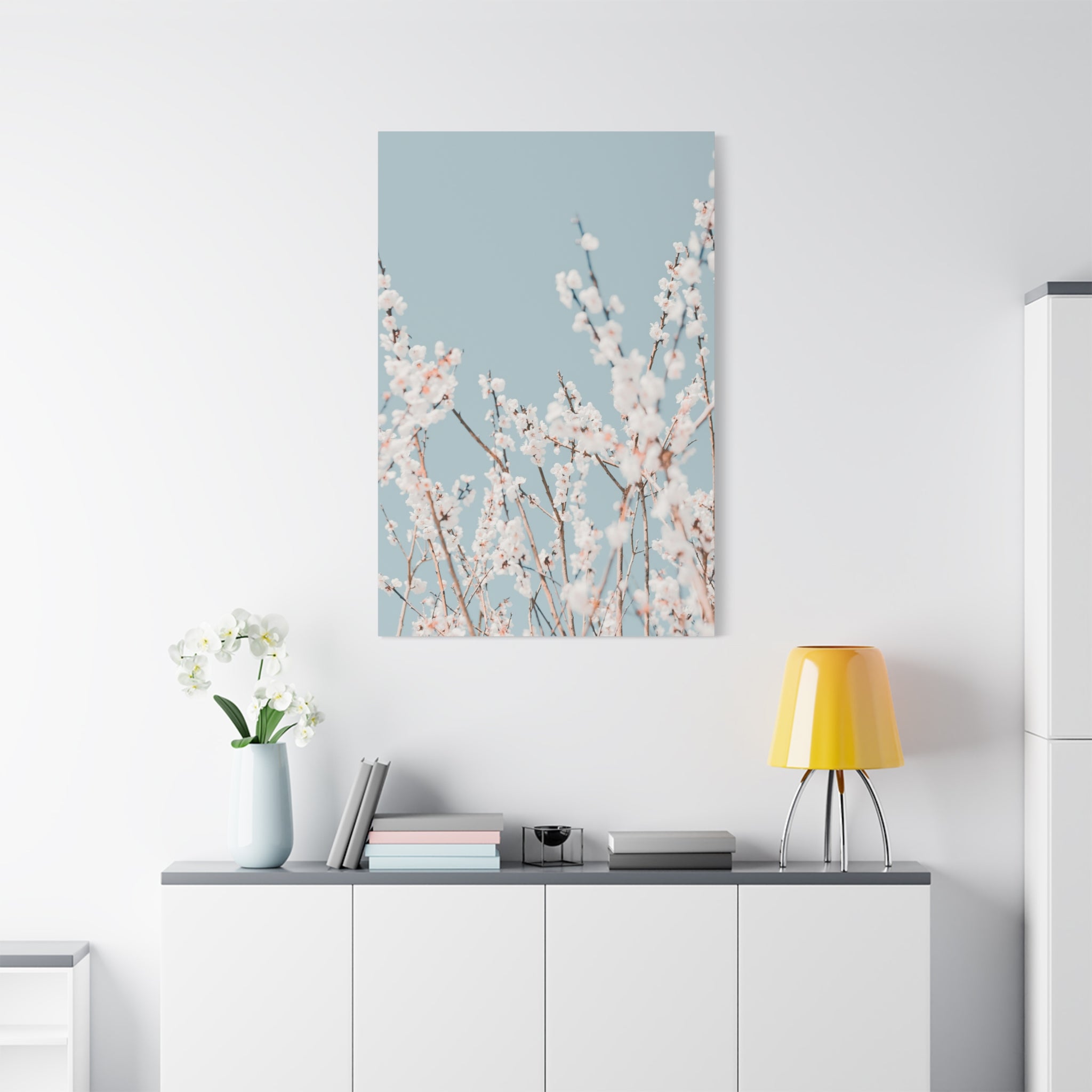 canvas-print-blossom-flowers-minimalist-aesthetic-wall-art-matte-stretched-1-25in-home-decor-floral-decor-elegant-artwork