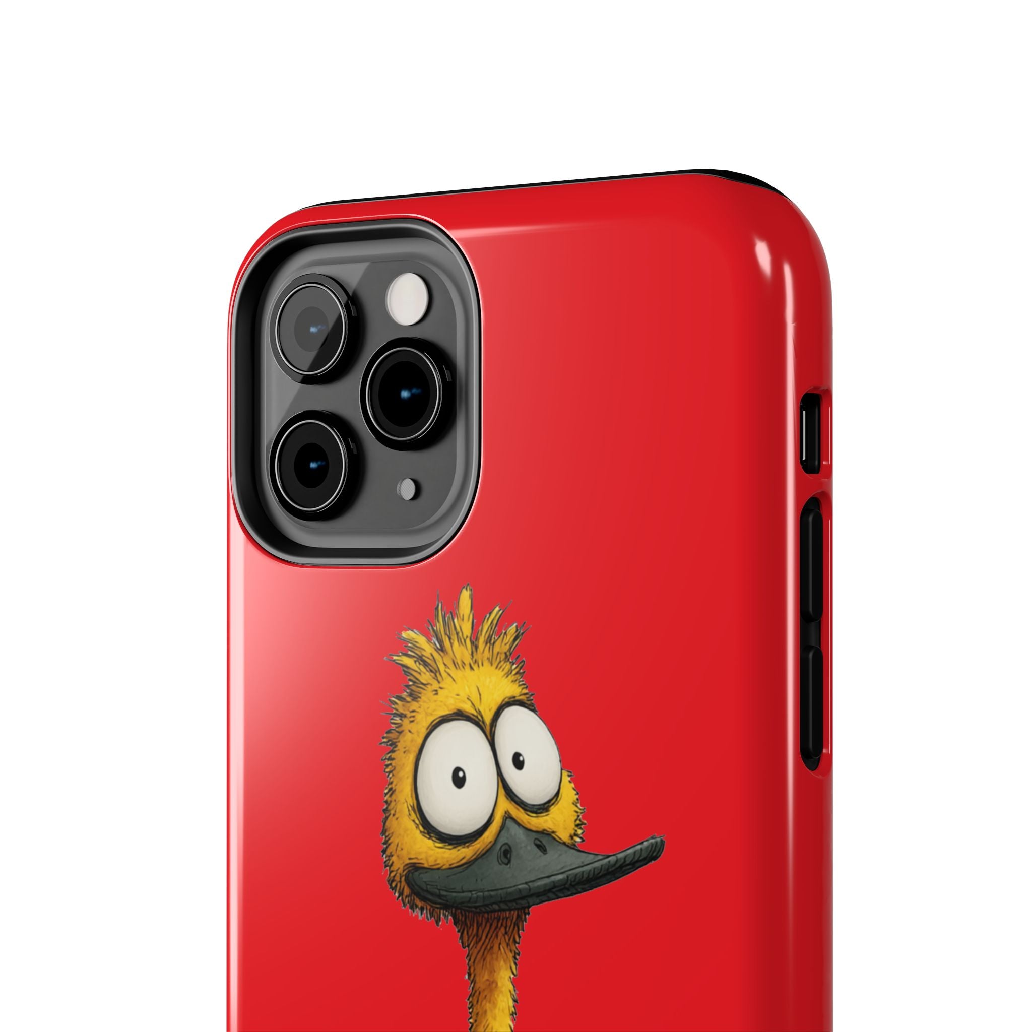 Quirky Funny Duck iPhone Tough Case - Kawaii Animal Phone Cover - Protective Phone Cover - Yellow iPhone Case