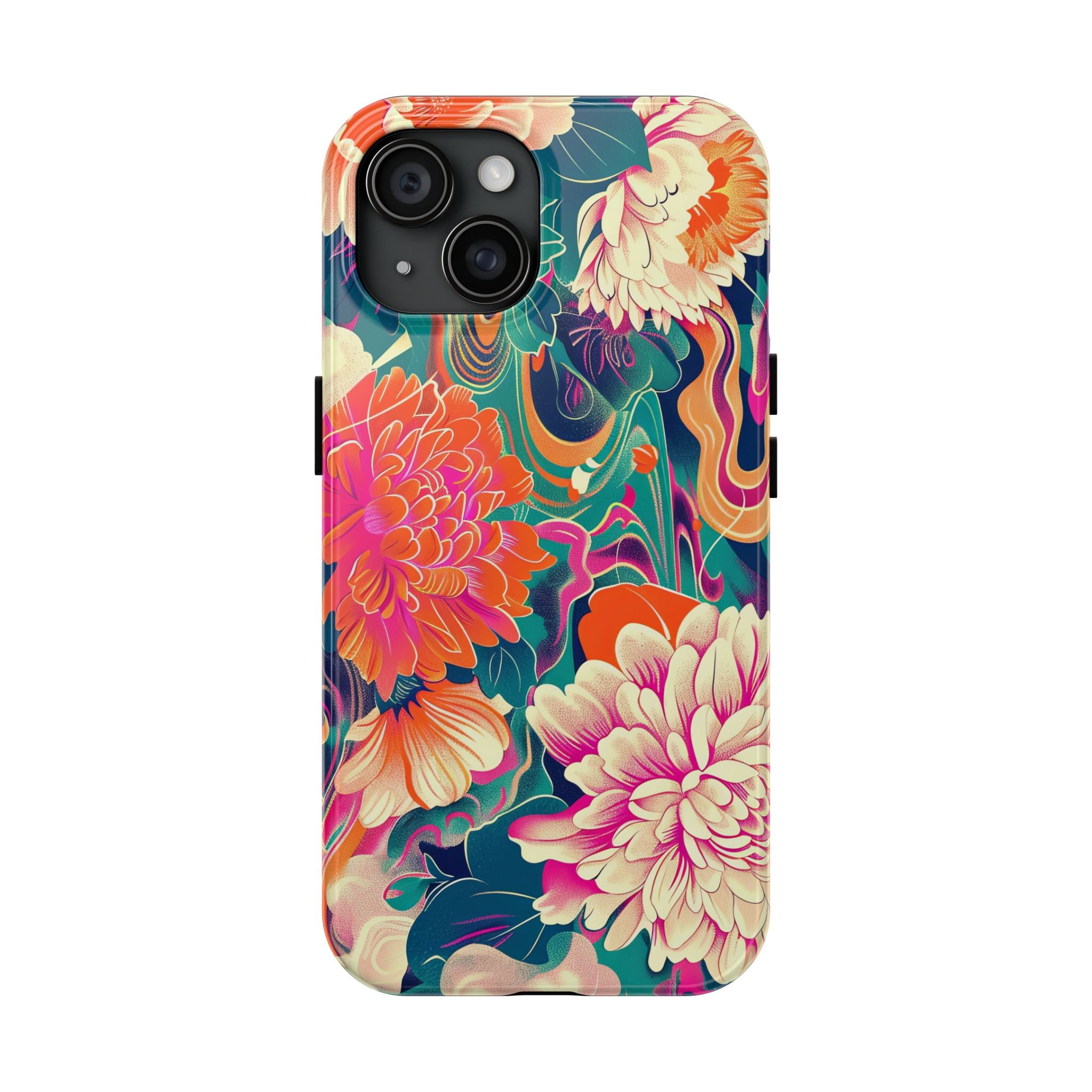 iphone-tough-case-retro-japanese-flowers-floral-phone-cover-vintage-japanese-style-protective-phone-case-asian-floral-design-