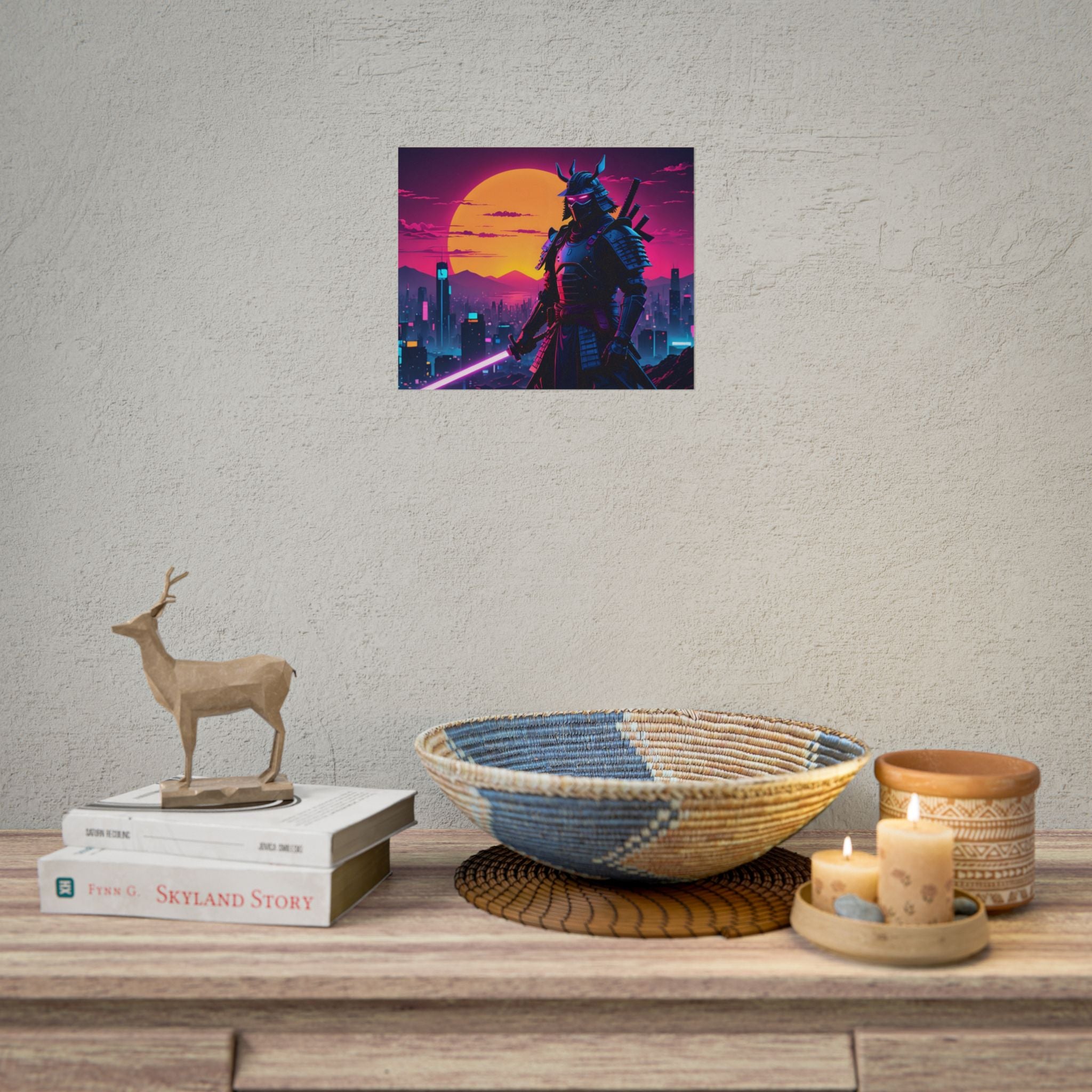 samurai-retrowave-poster-print-synthawave-wall-art-poster-gift-for-anime-fans-home-decor-japanese-art-retro-aesthetic-lightsa