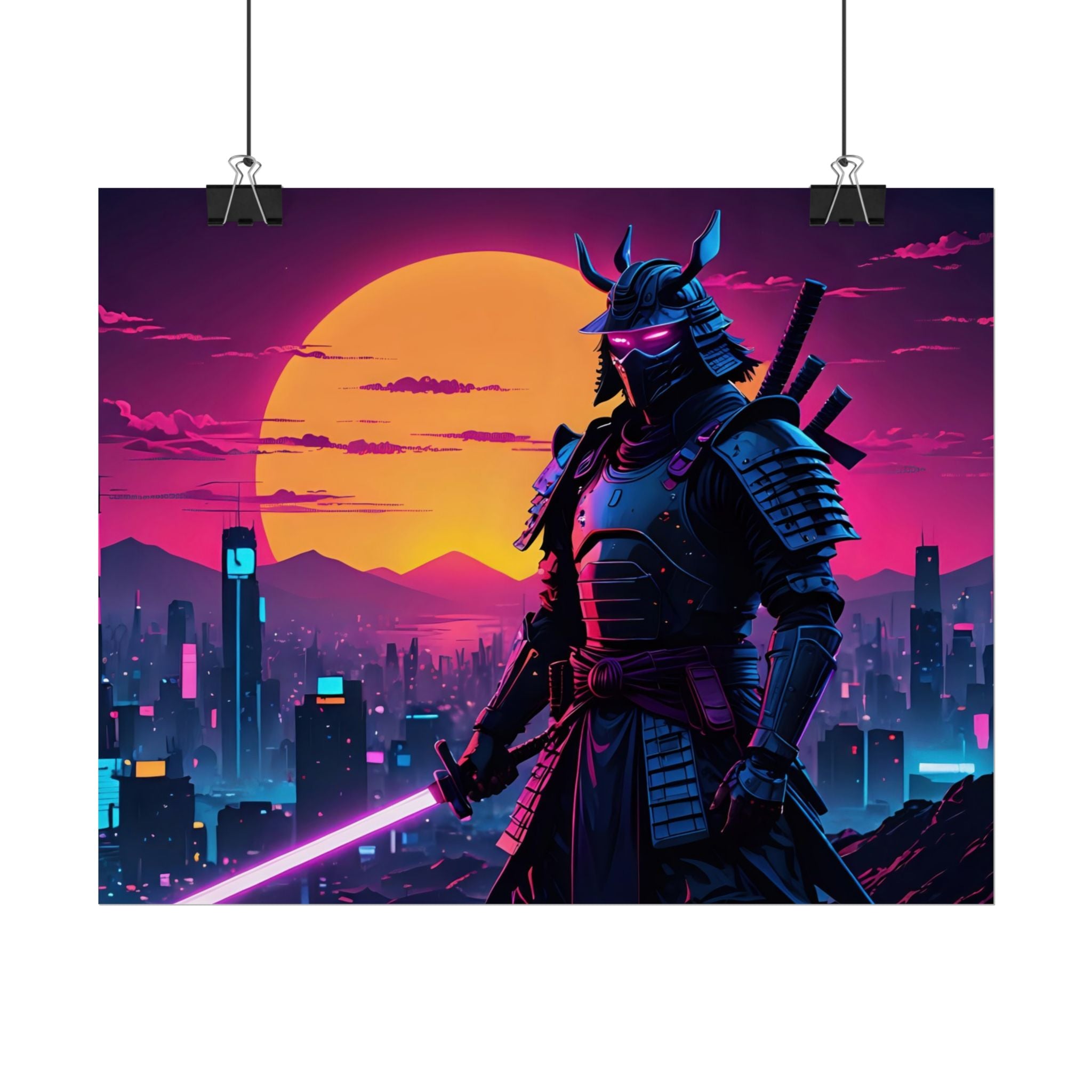 samurai-retrowave-poster-print-synthawave-wall-art-poster-gift-for-anime-fans-home-decor-japanese-art-retro-aesthetic-lightsa