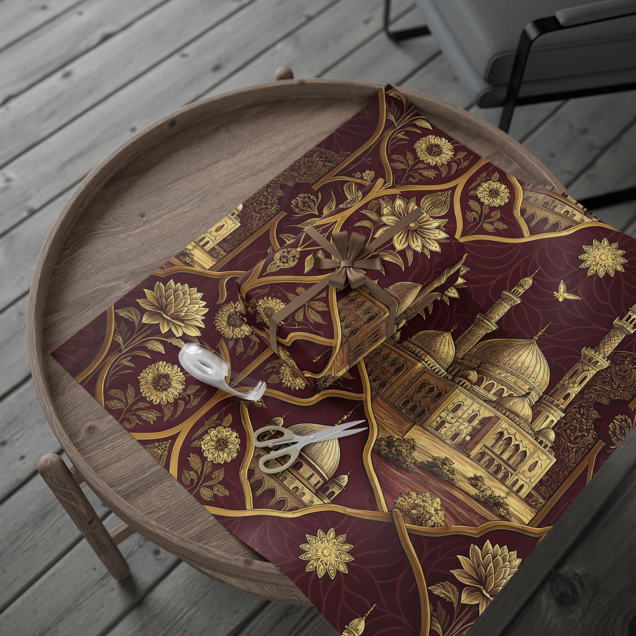 ramadan-night-wrapping-papers-islamic-celestial-gift-wrap-mosque-silhouette-eid-holiday-supplies-festive-present-packaging-re