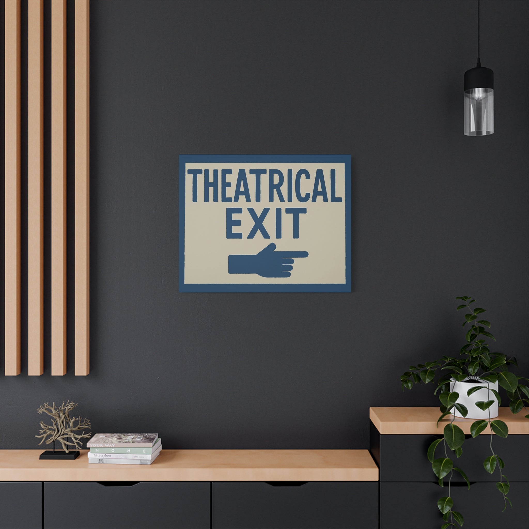 canvas-print-theatrical-exit-funny-wall-art-matte-stretched-1-25-poster-comedy-home-decor-theater-room-decoration-humorous-wa