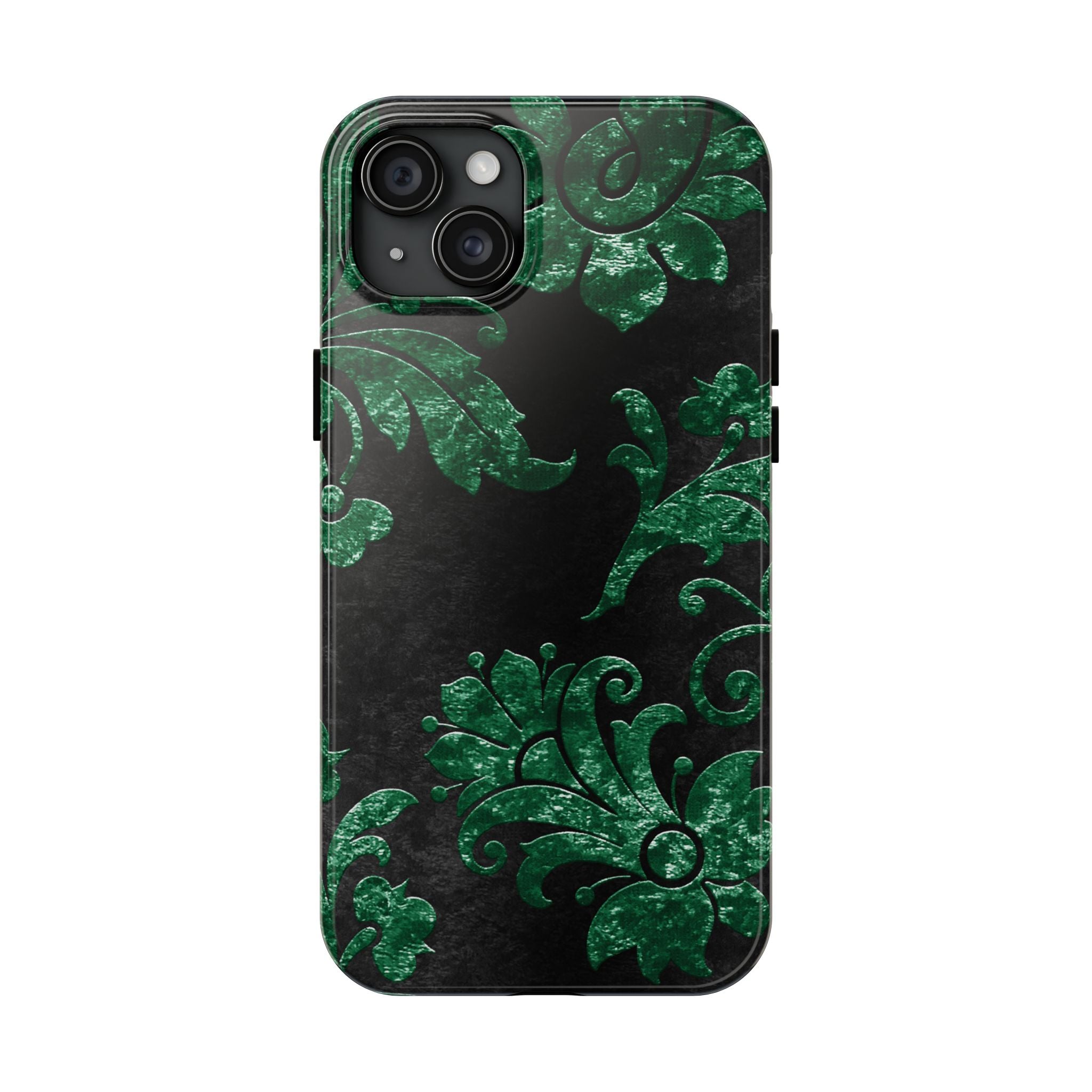 embossed-emerald-velvet-tough-iphone-case-protective-iphone-cover-heavy-duty-iphone-case-rugged-phone-case-durable-smartphone