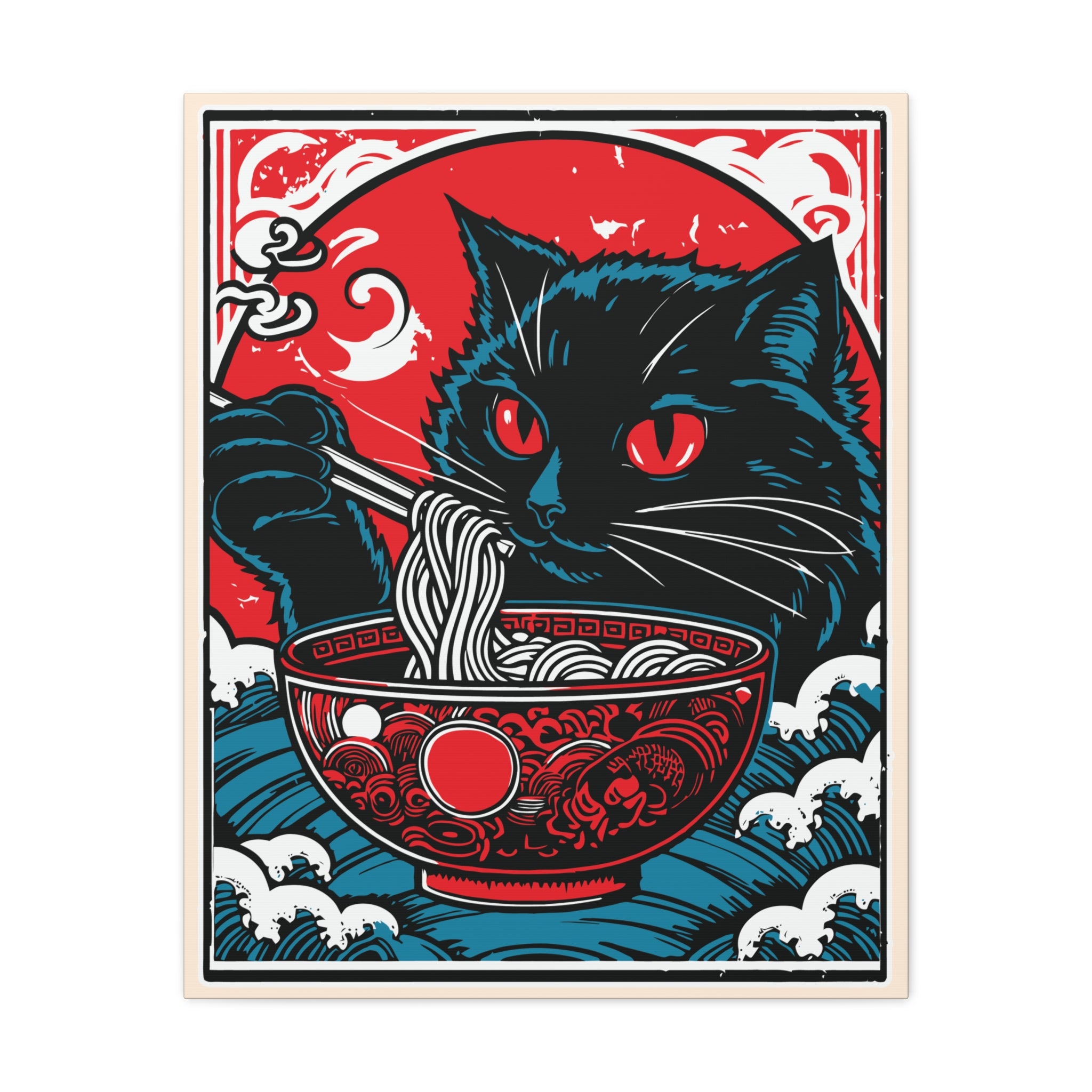 canvas-print-cat-eating-ramen-noodle-retro-japanese-decor-wall-art-living-room-decoration-matte-stretched-home-decor-cute